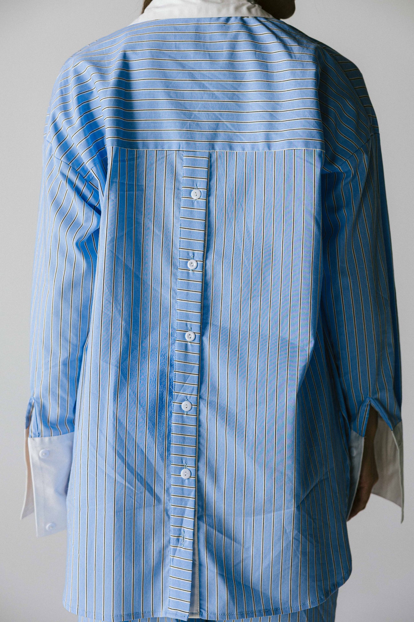 The Icon Stripe Set - baby blue