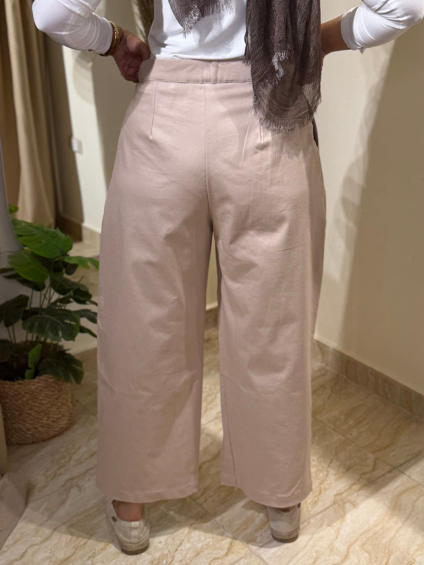 Wrapline gabardeen pants