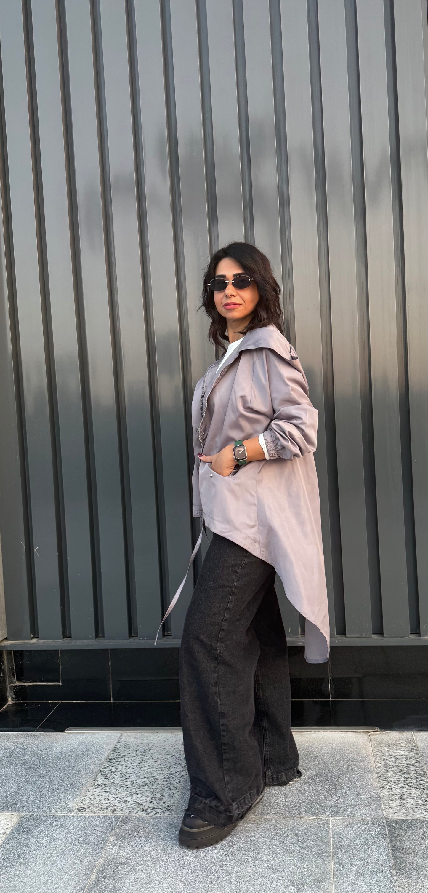 High law zipper jacket