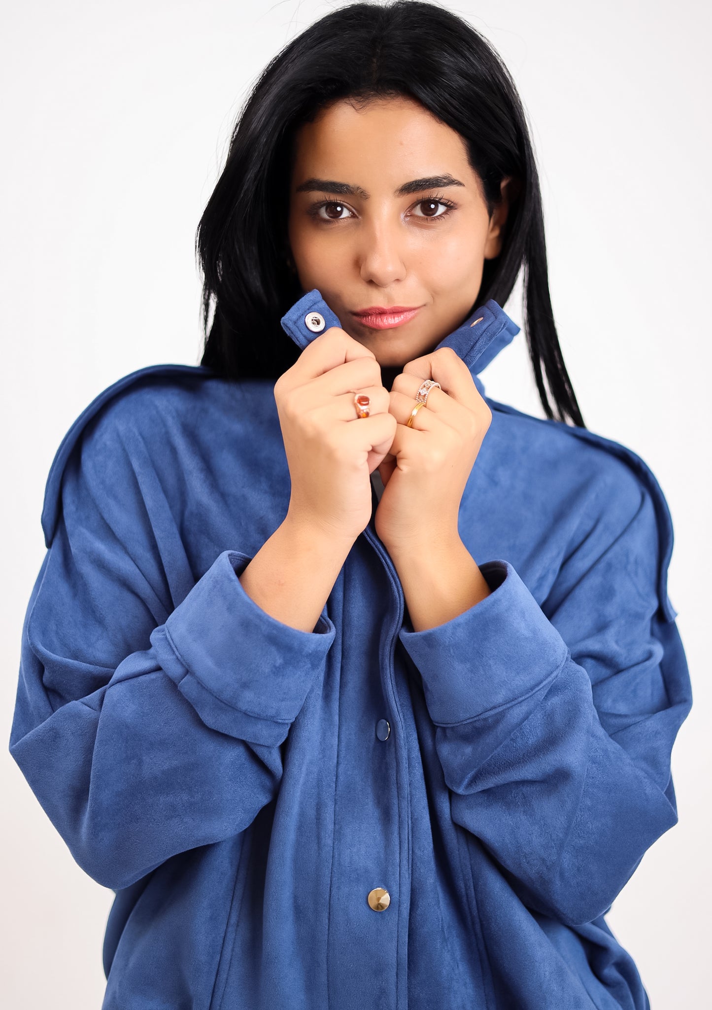 The relax suede set - NAVY