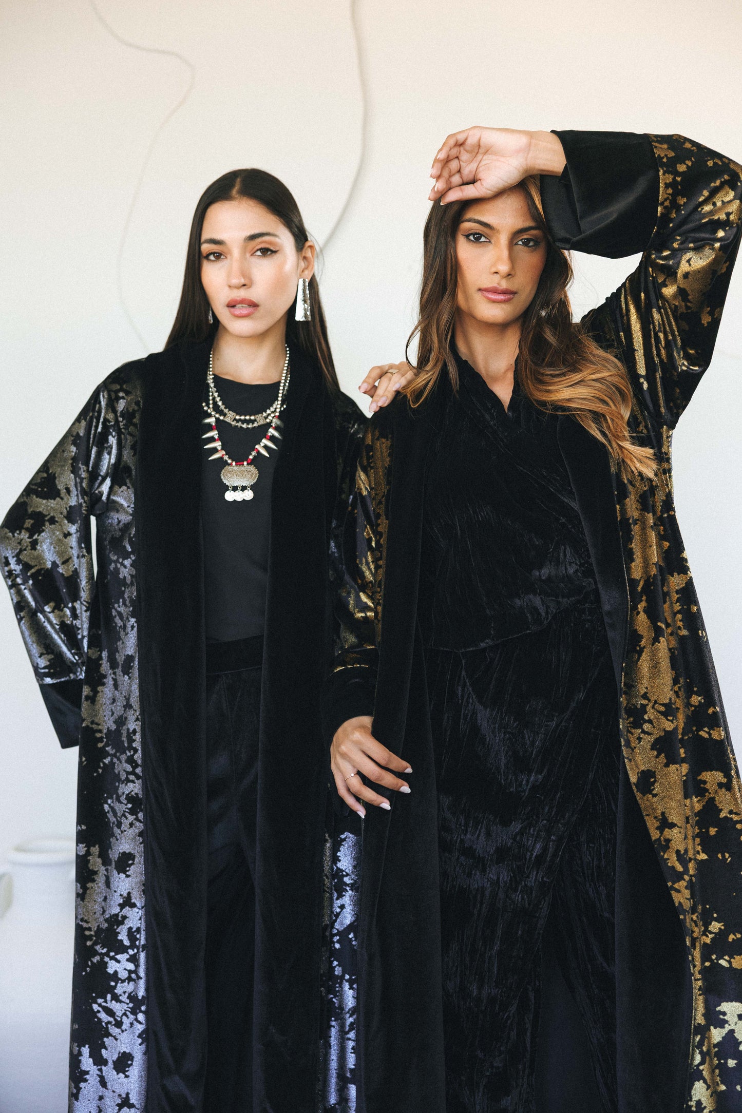 METALLIC CARDIGAN - SILVER