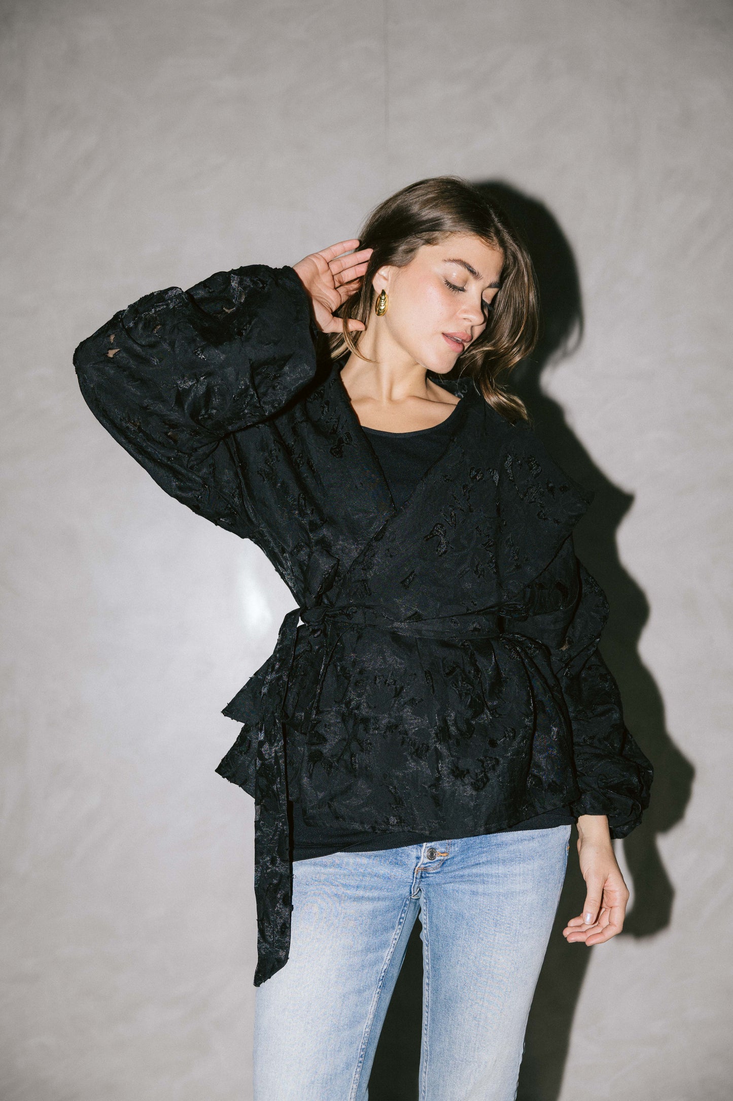 Petal flory blouse