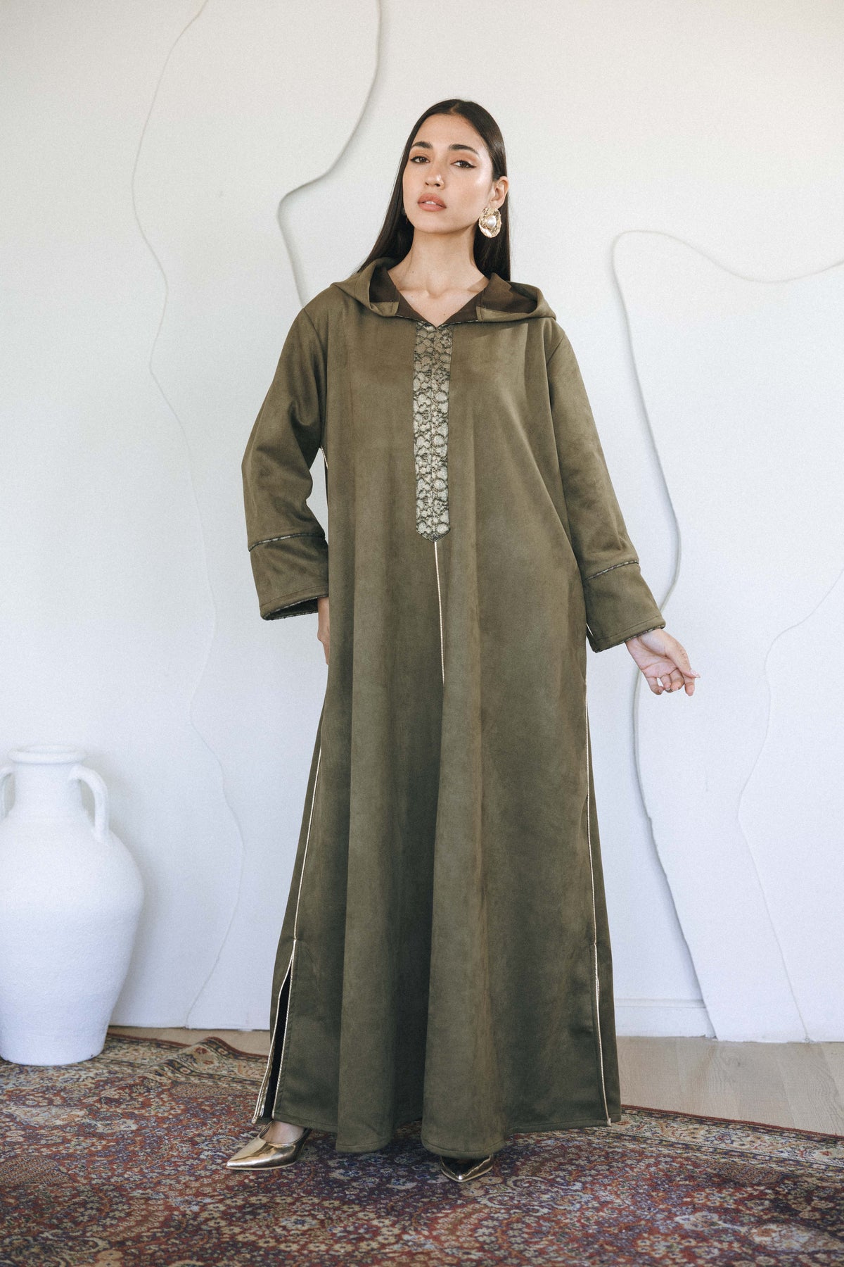 ZINA KAFTAN - OLIVE