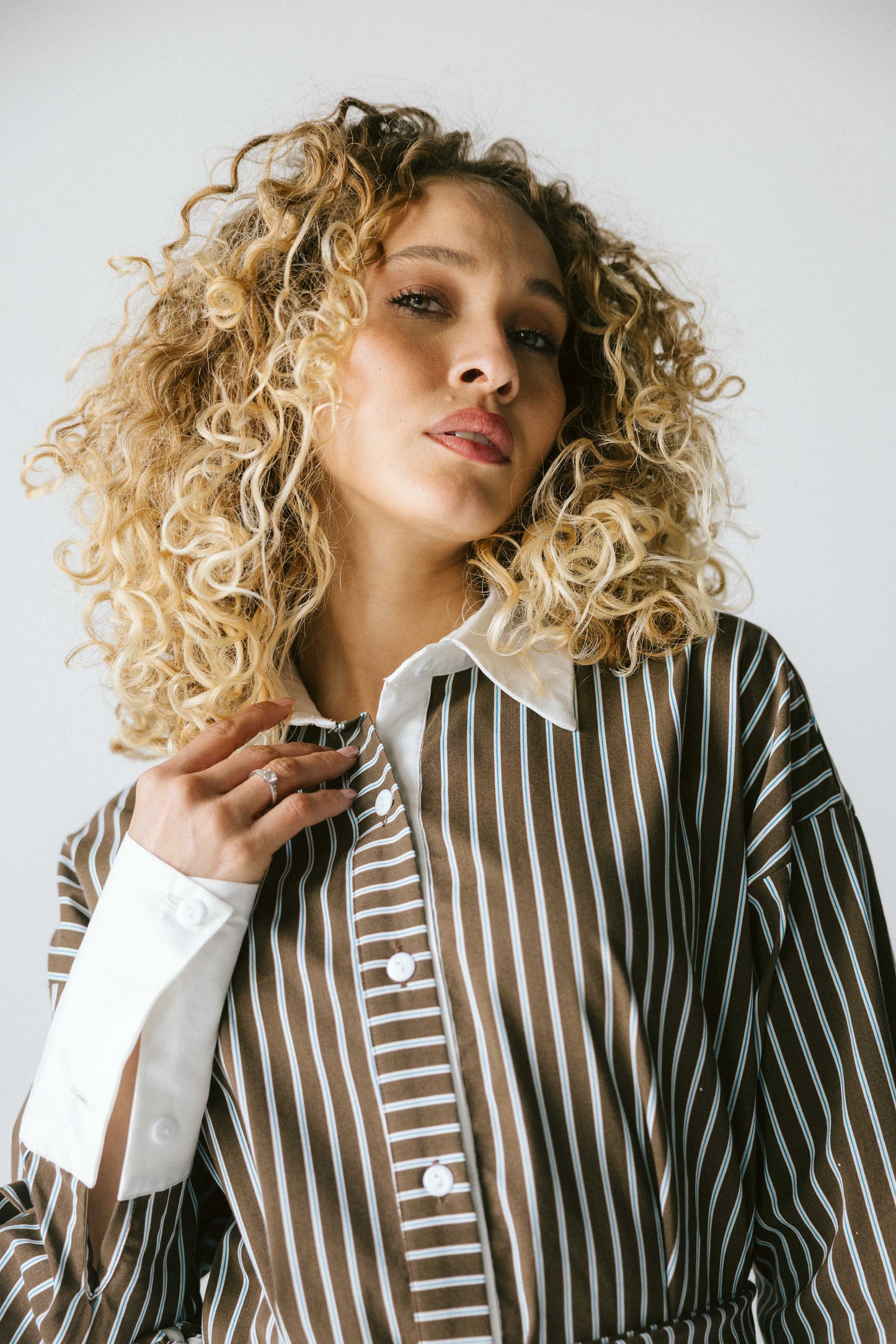 The Icon Stripe Set - Brown