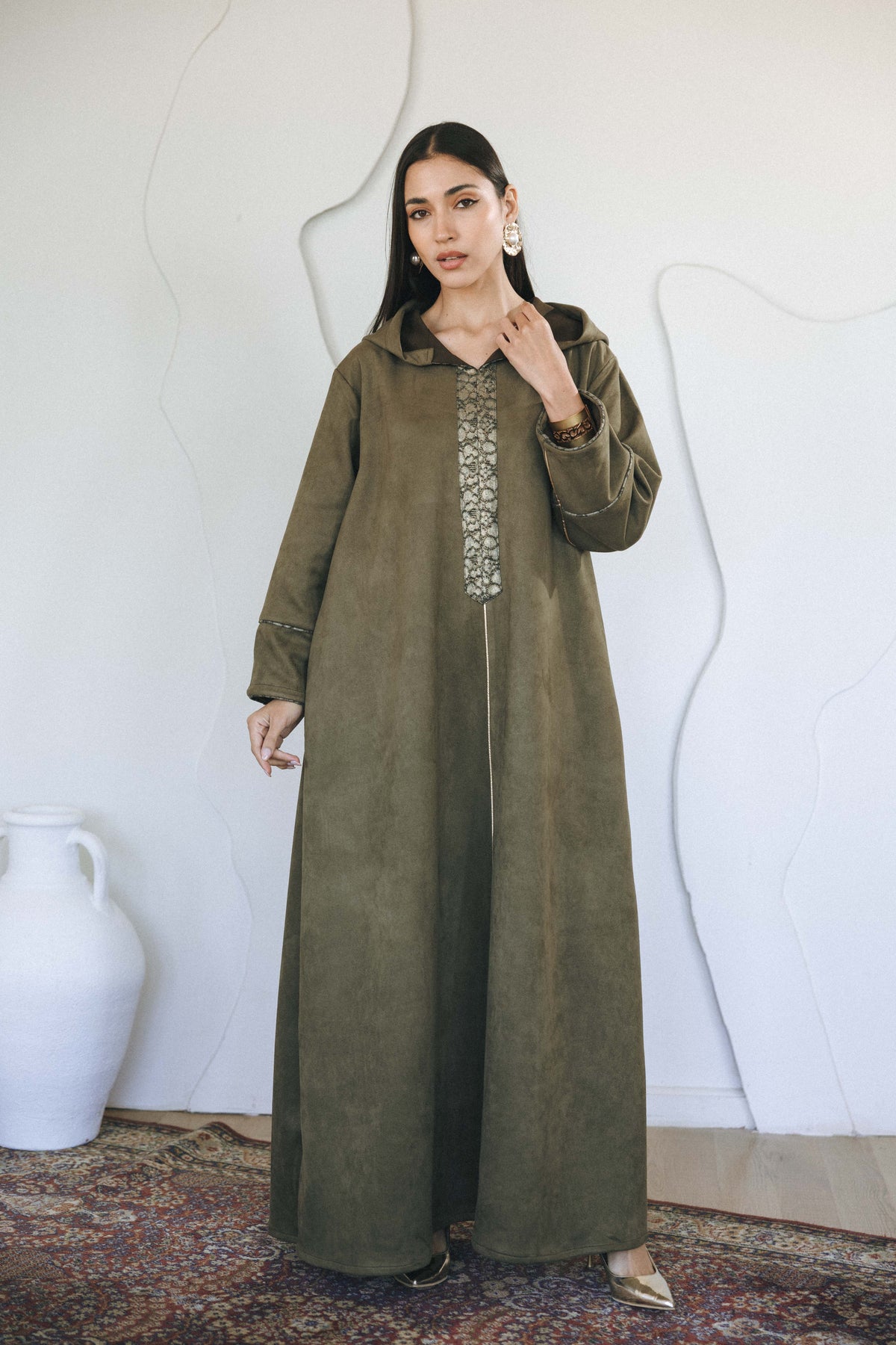ZINA KAFTAN - OLIVE