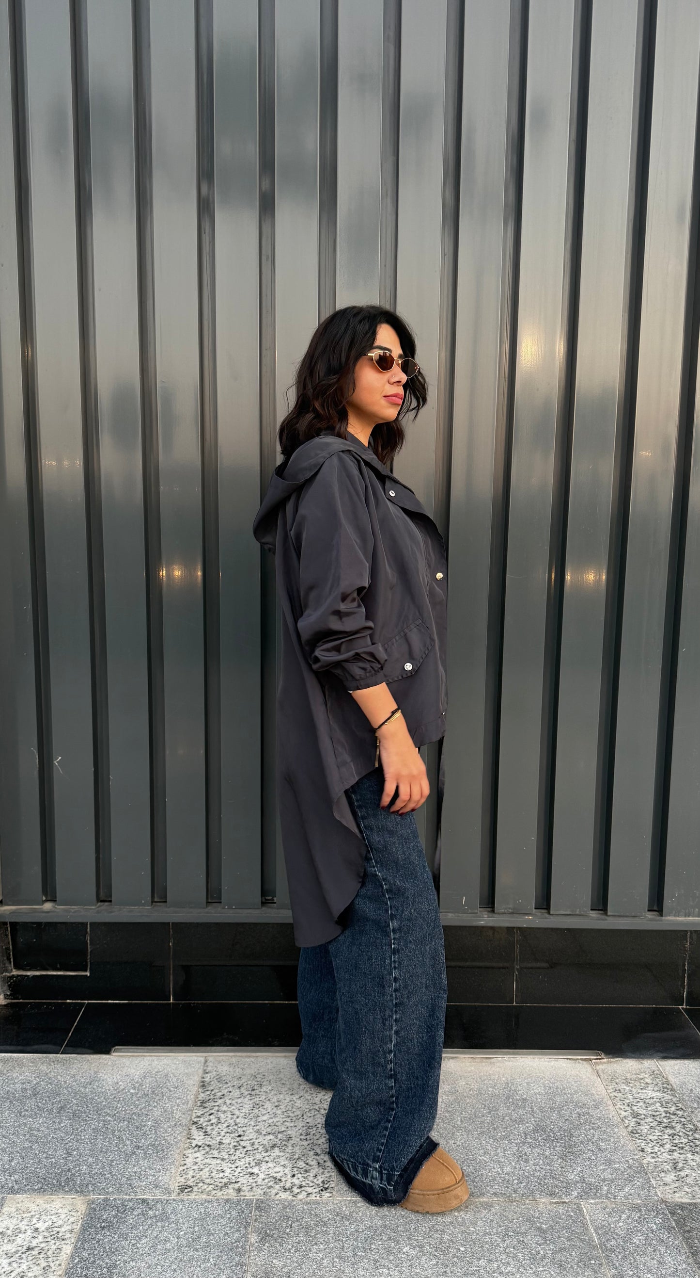 High law zipper jacket