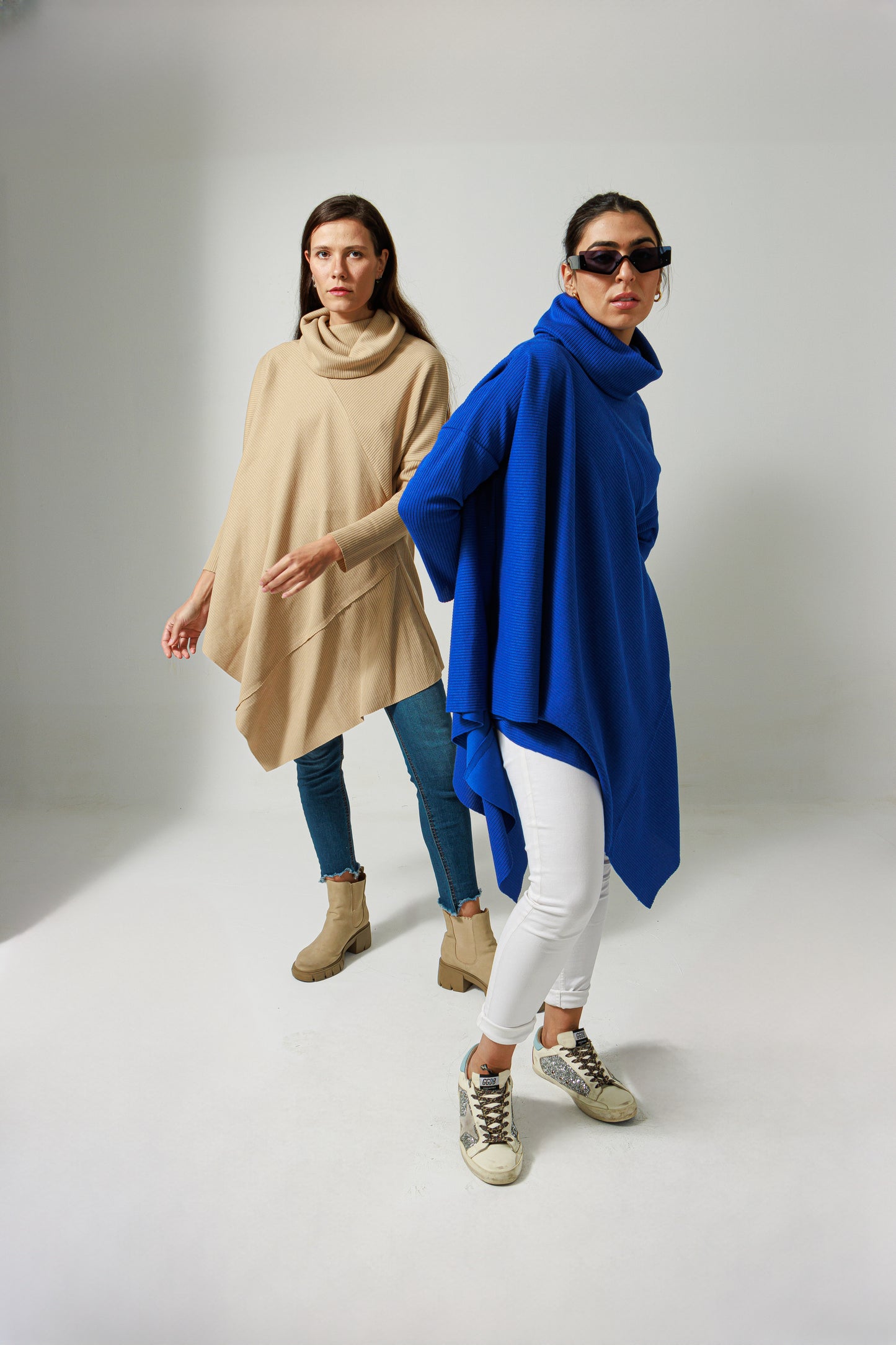 Asymmetric wool Top