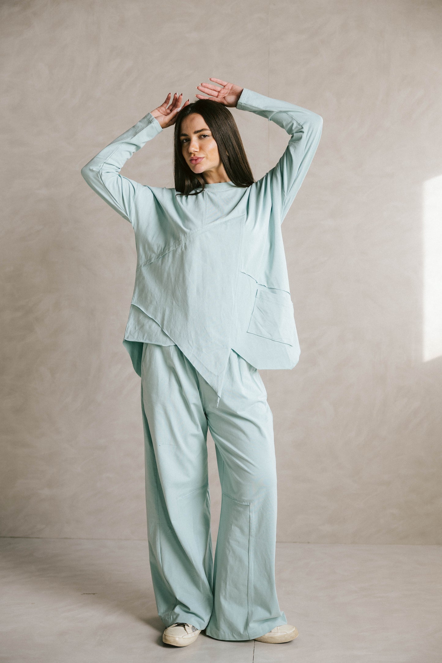 Unfinished cotton set - mint