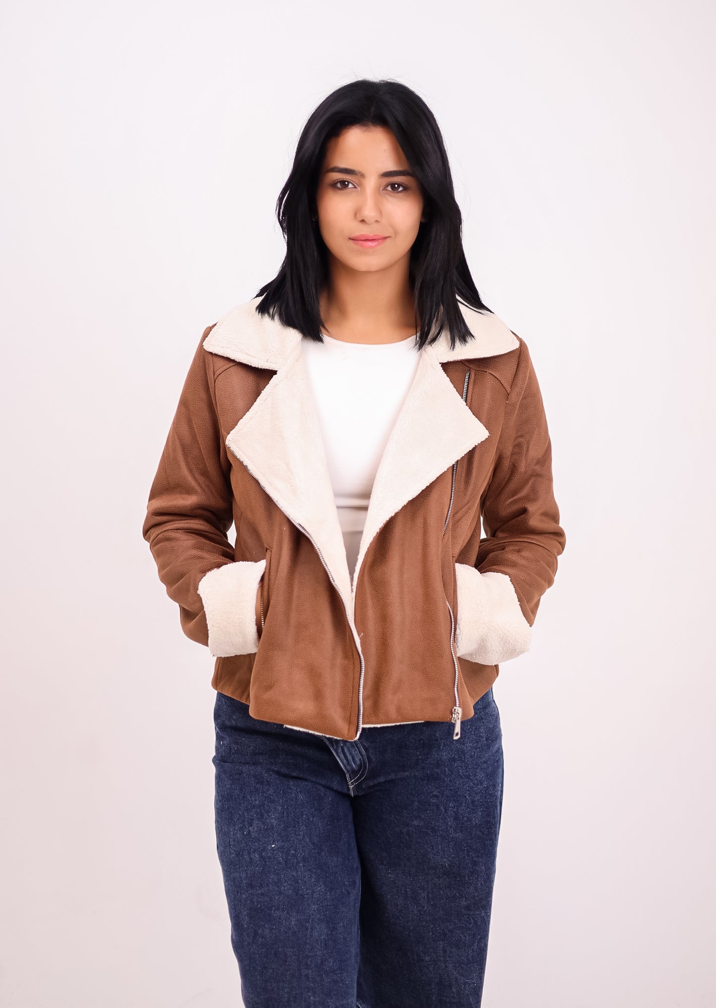 Teddy leather jacket - HAVAN