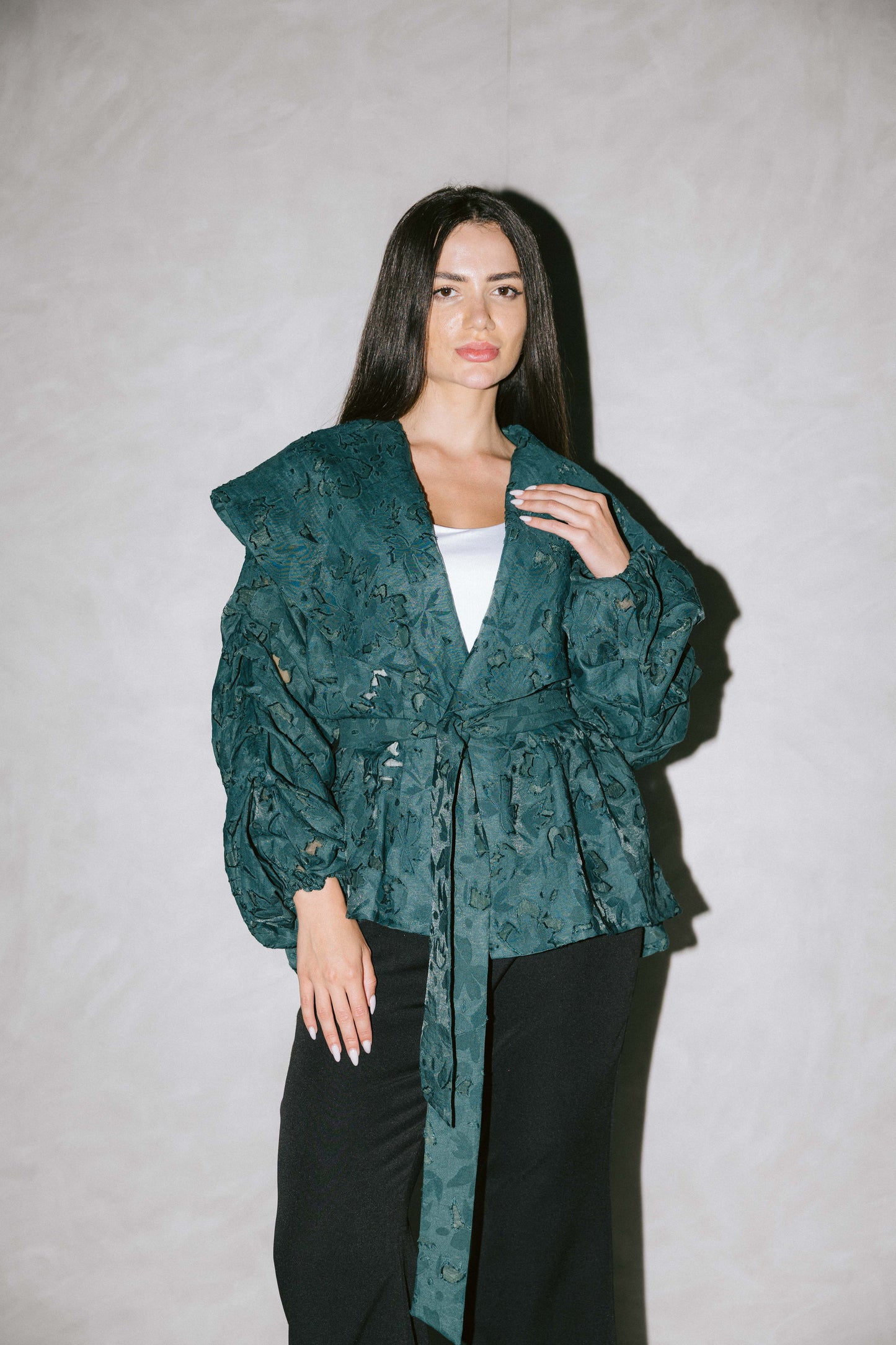 Petal flory blouse