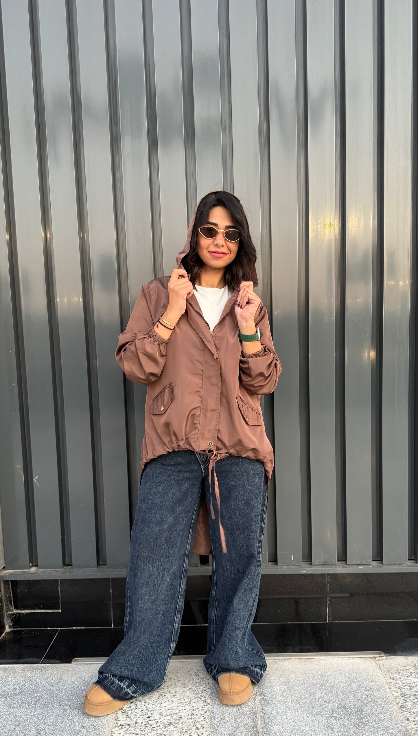 High law zipper jacket