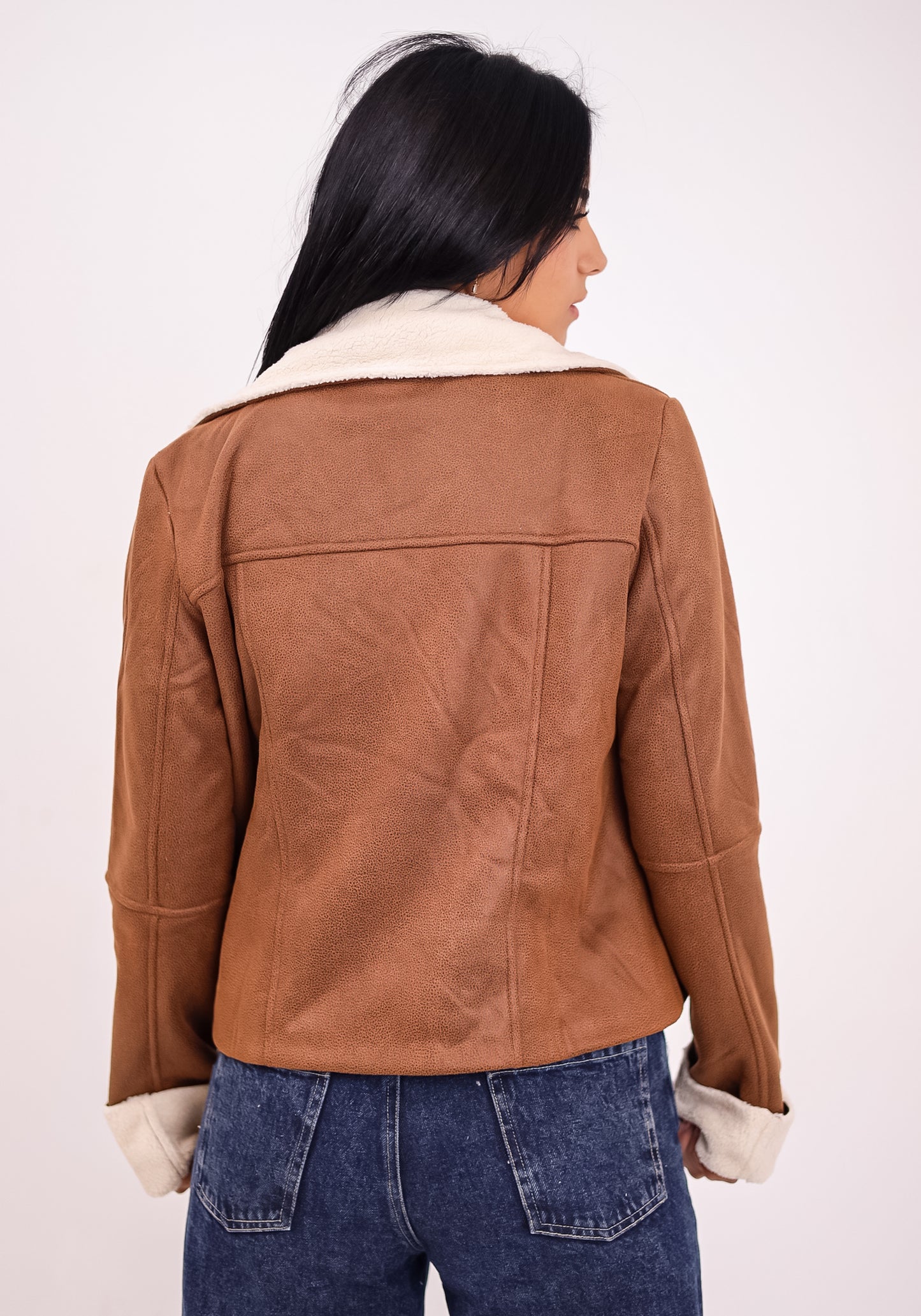 Teddy leather jacket - HAVAN
