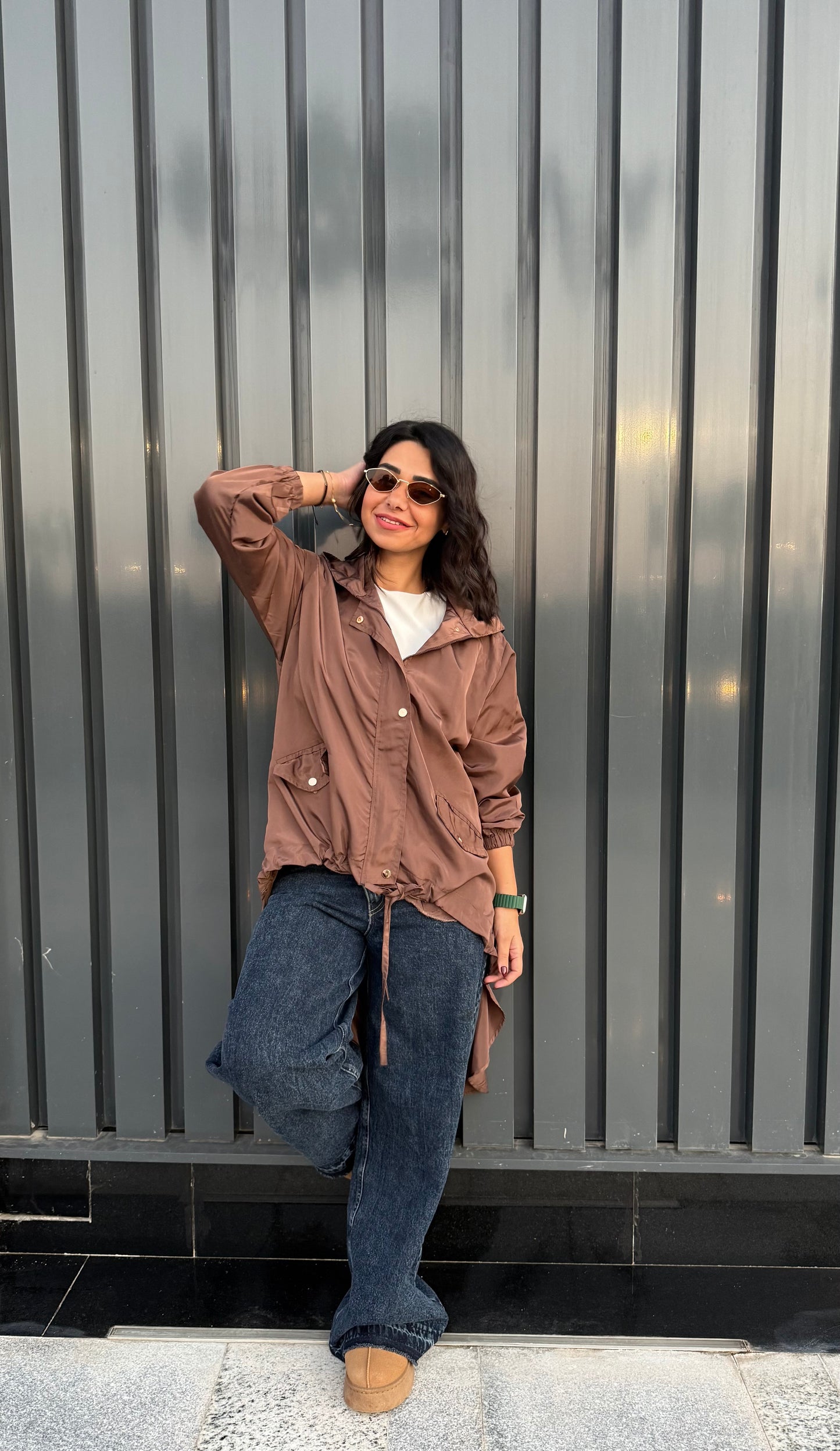 High law zipper jacket