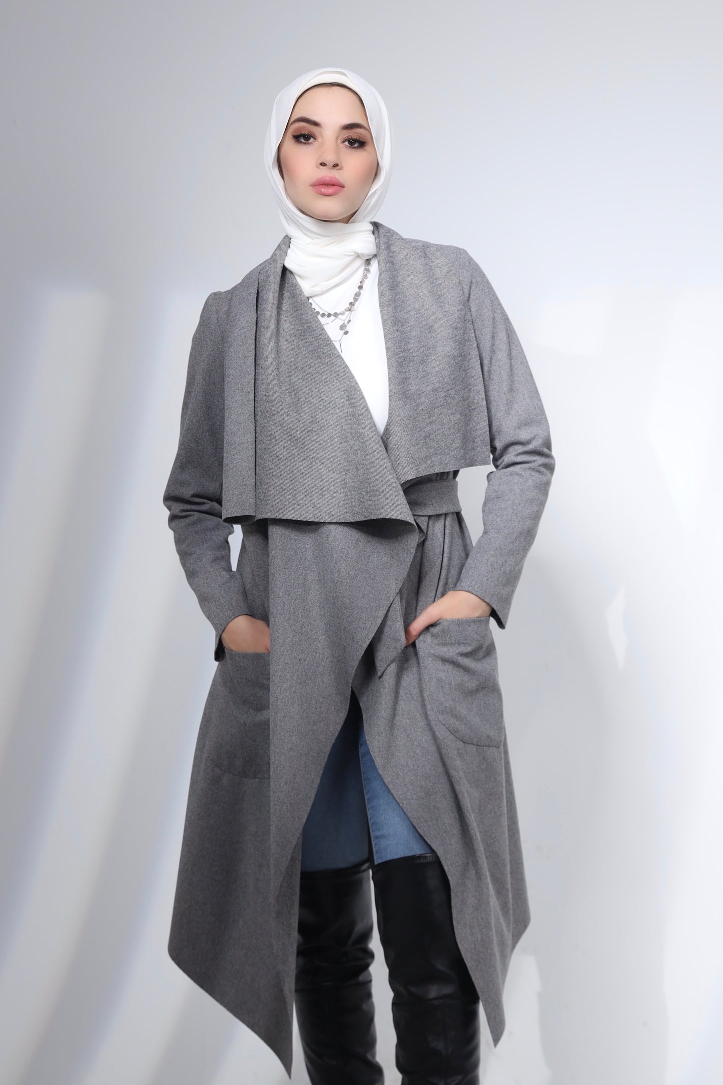 Shawl collar cardigan
