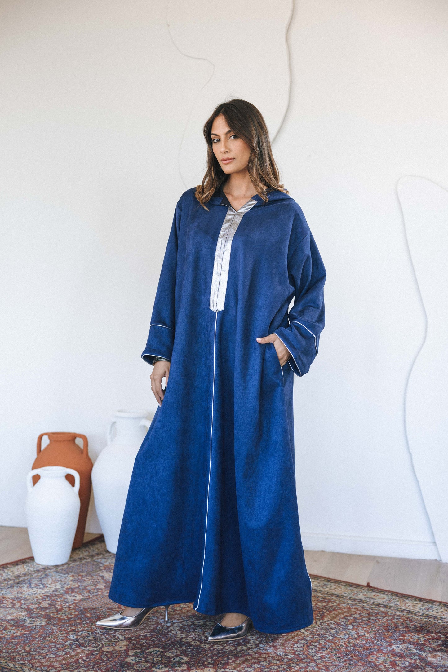 ZINA KAFTAN - NAVY