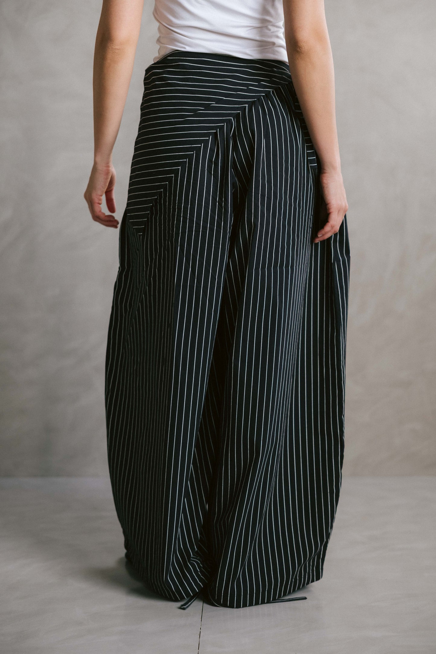 Stripped ease pants