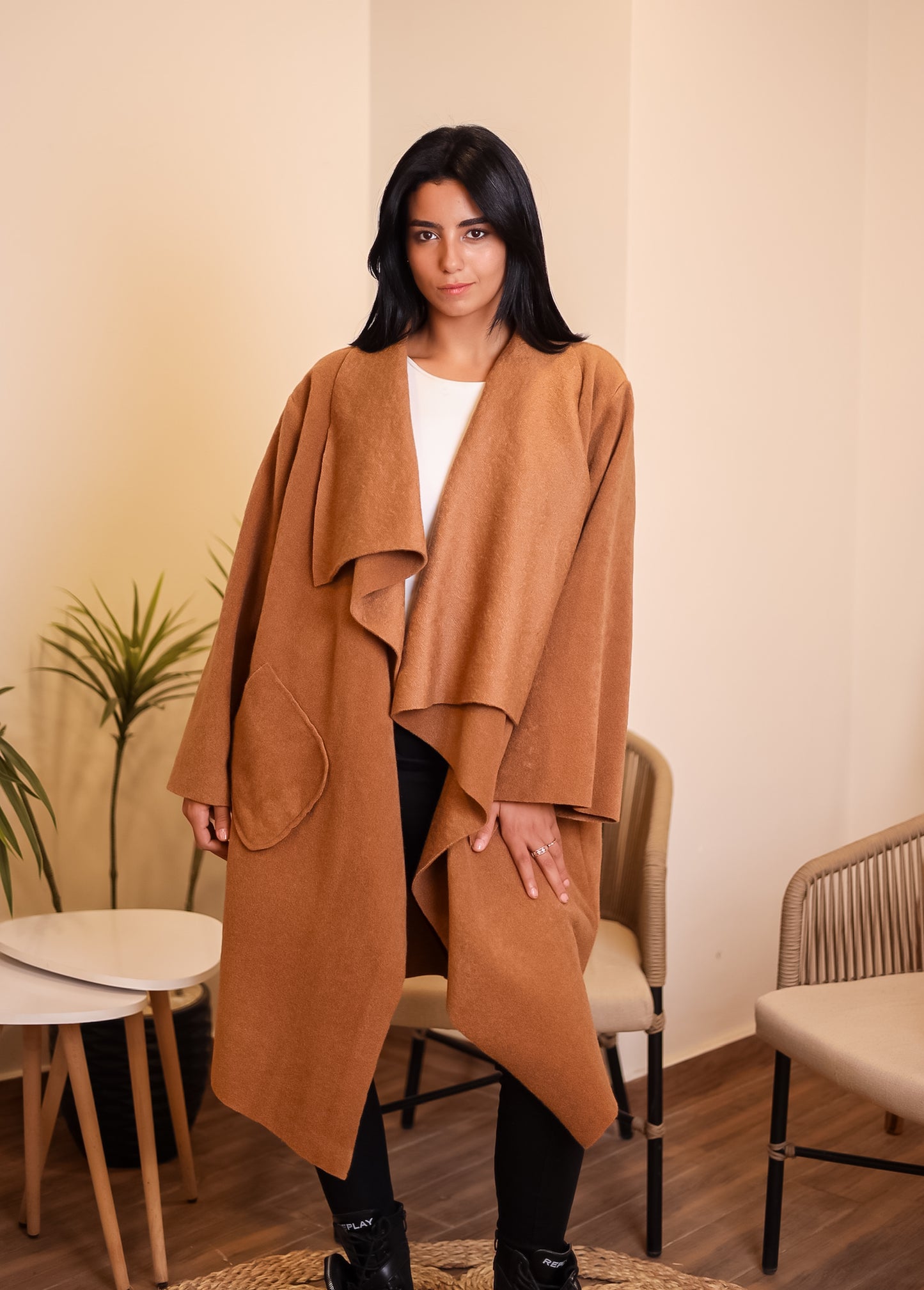 THE VELA Wrap Coat - HAVAN