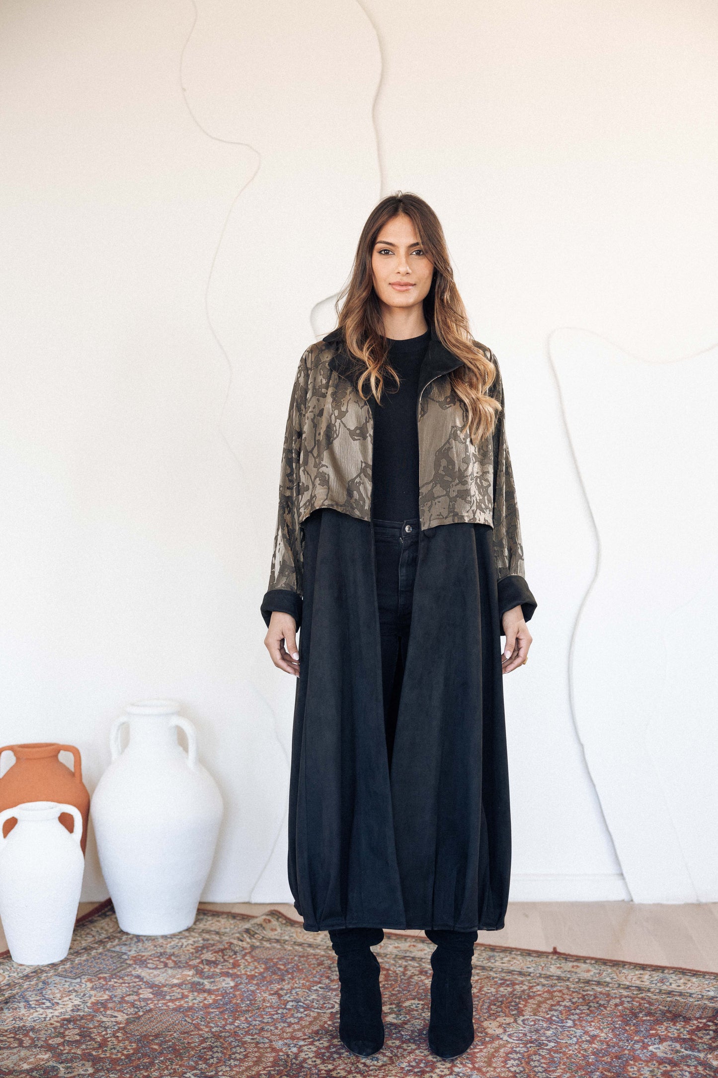 SCULPTED BALLOON COAT