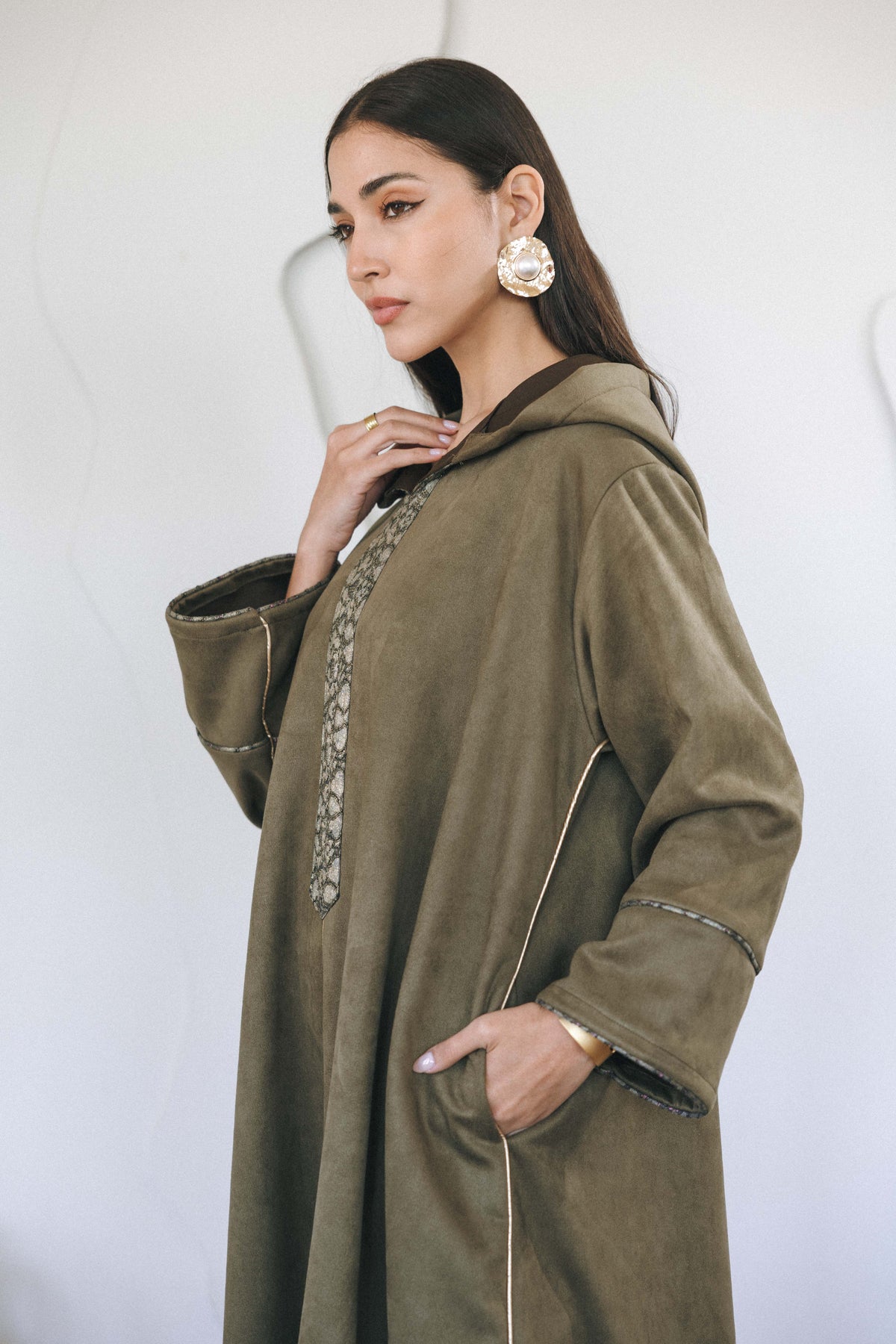 ZINA KAFTAN - OLIVE