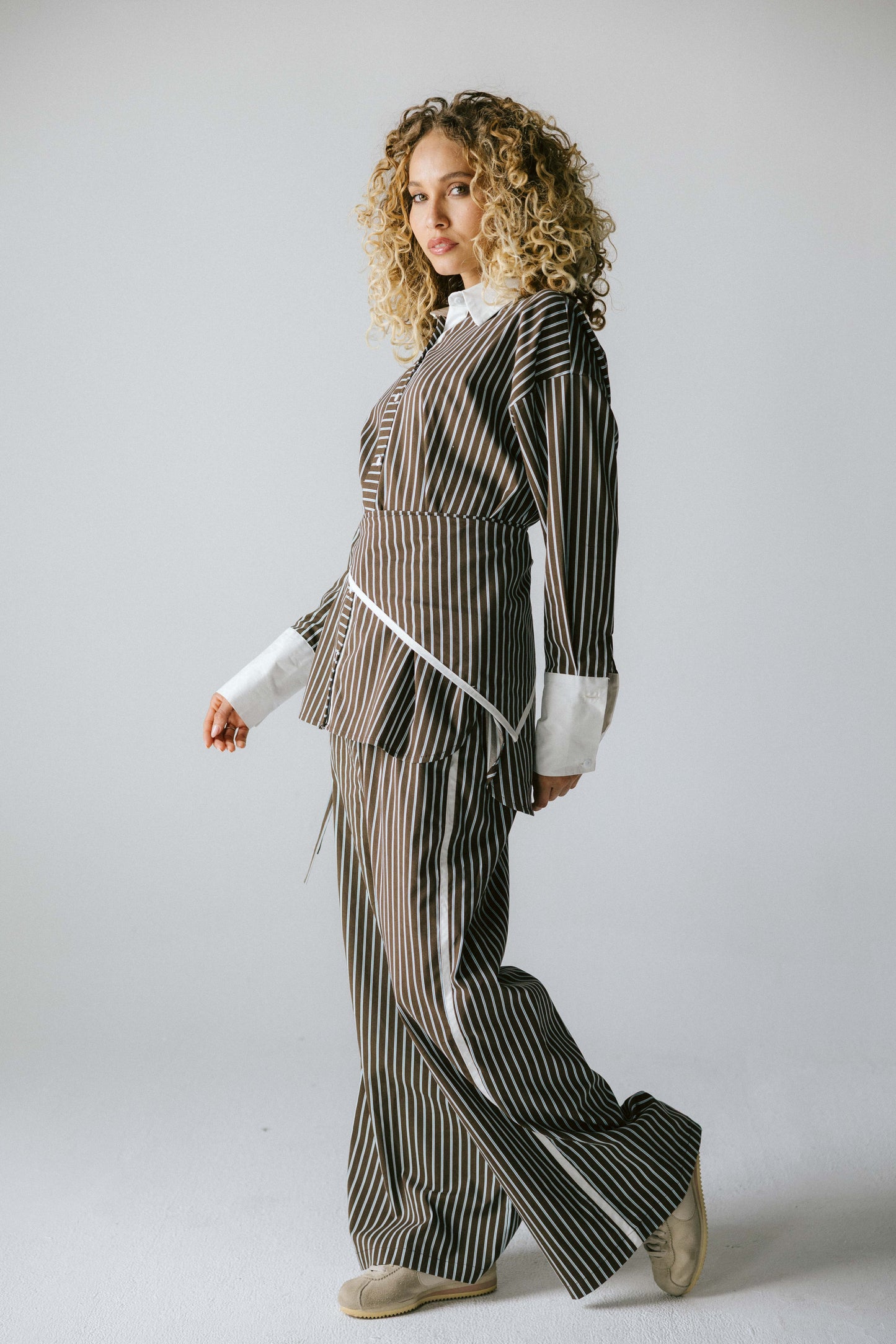 The Icon Stripe Set - Brown