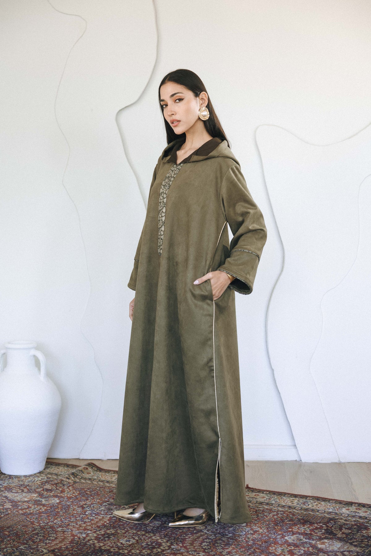 ZINA KAFTAN - OLIVE