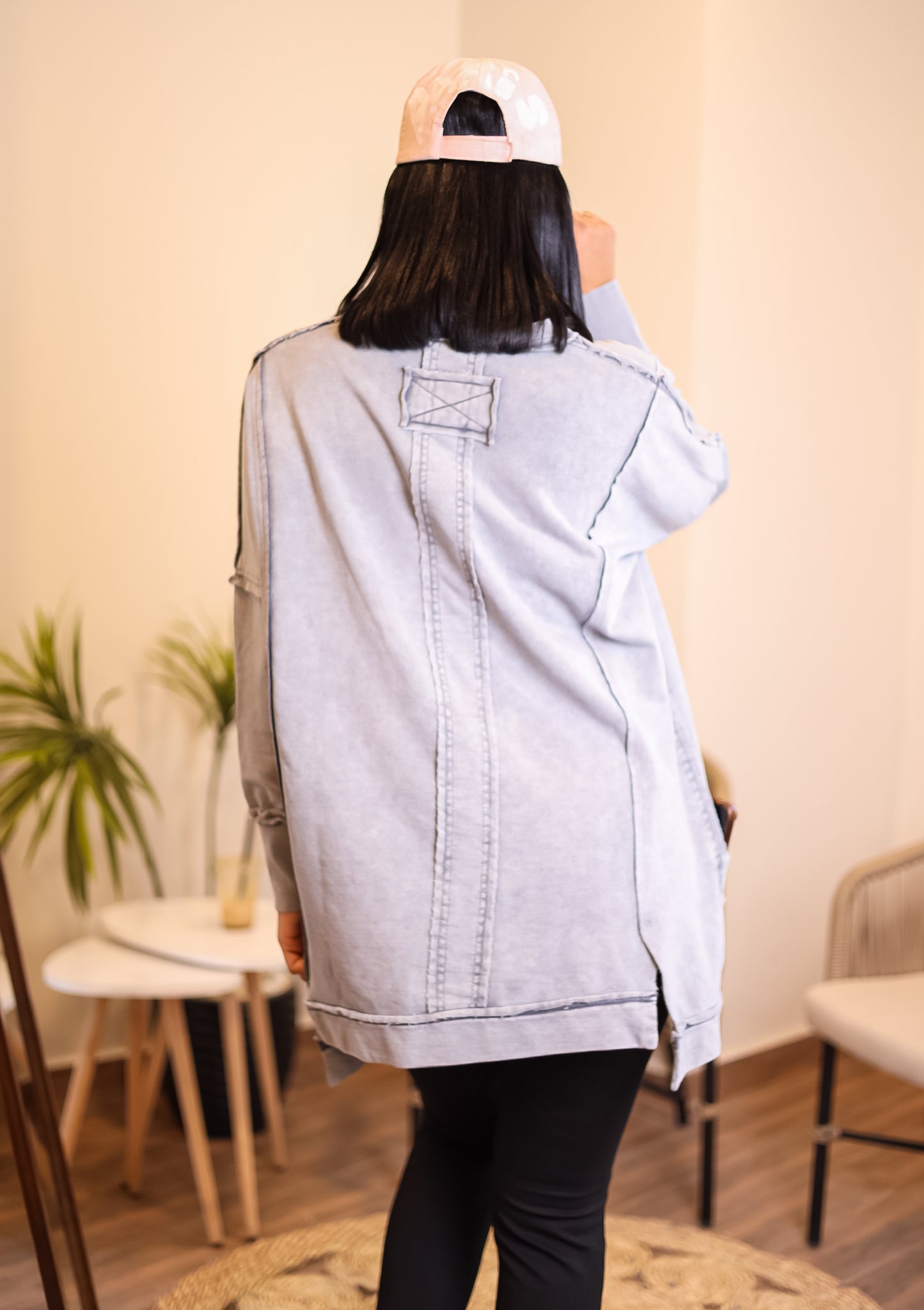 Washed sweatshirt - Grey