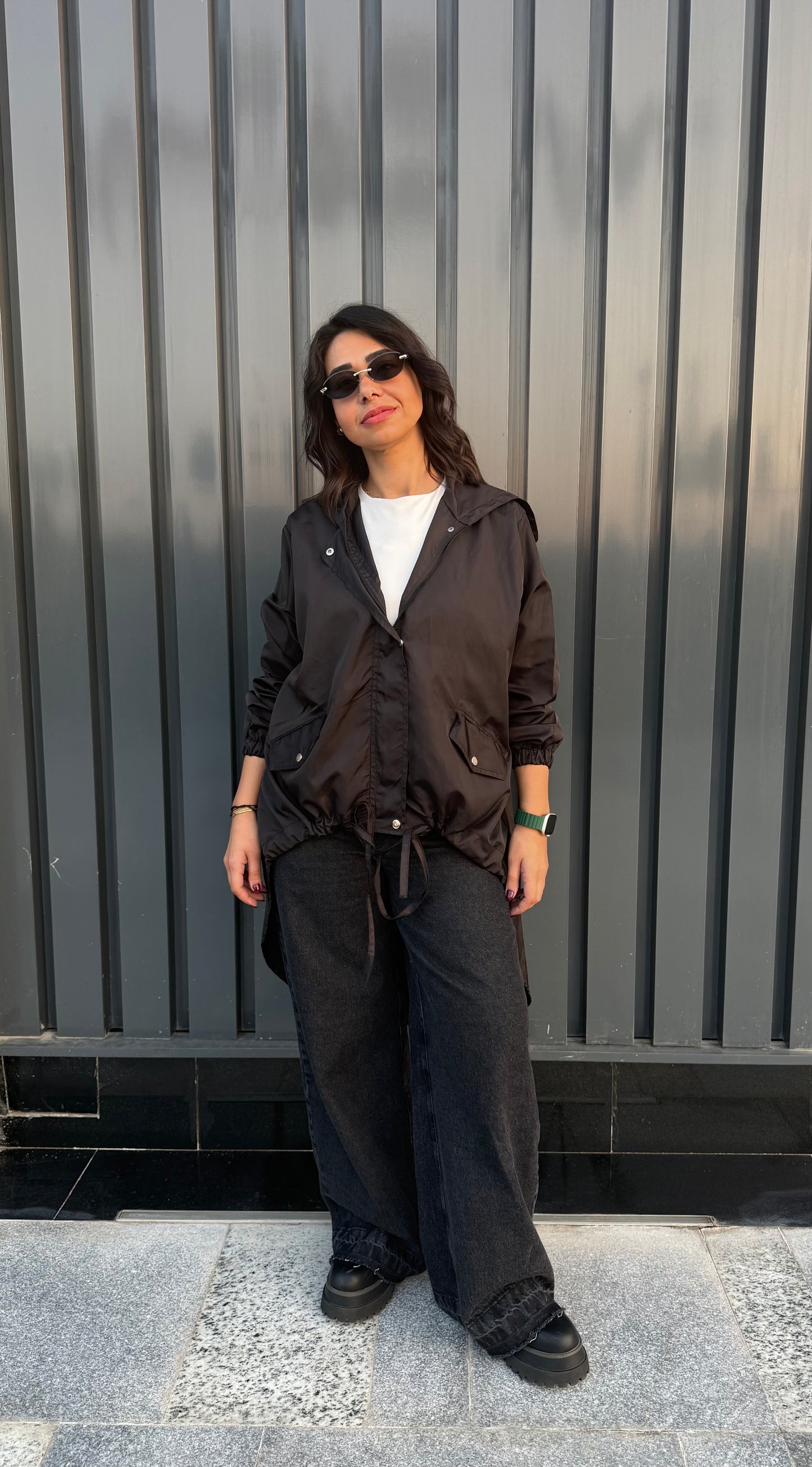 High law zipper jacket