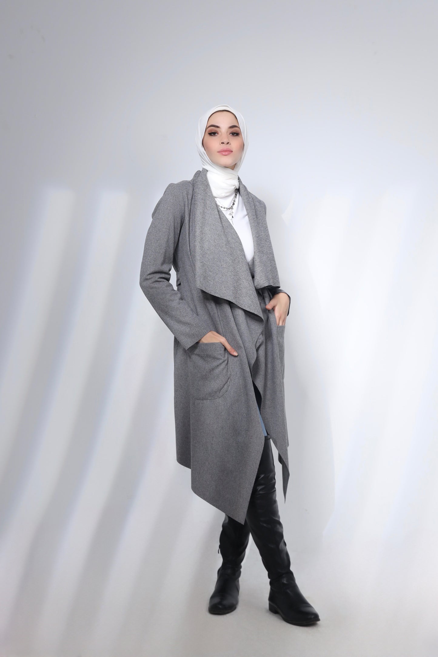 Shawl collar cardigan