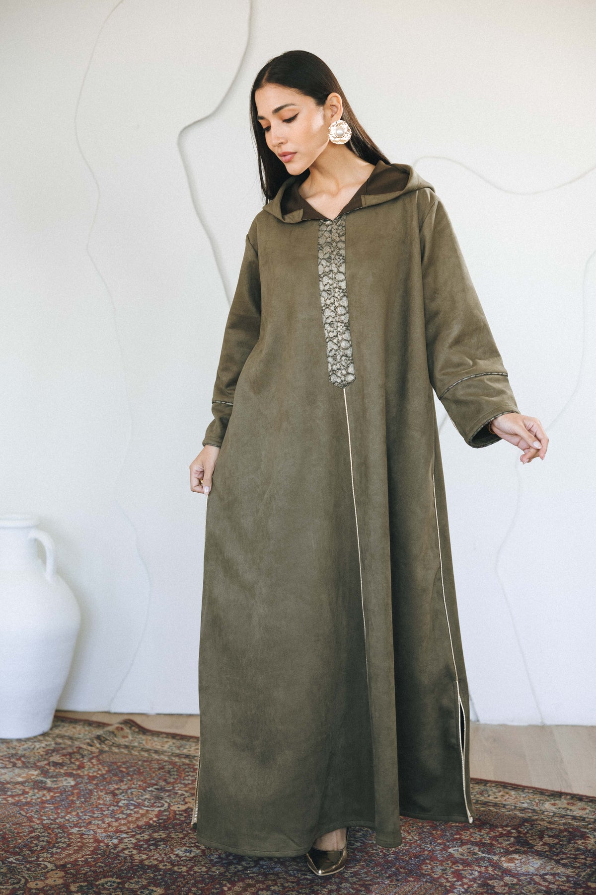 ZINA KAFTAN - OLIVE