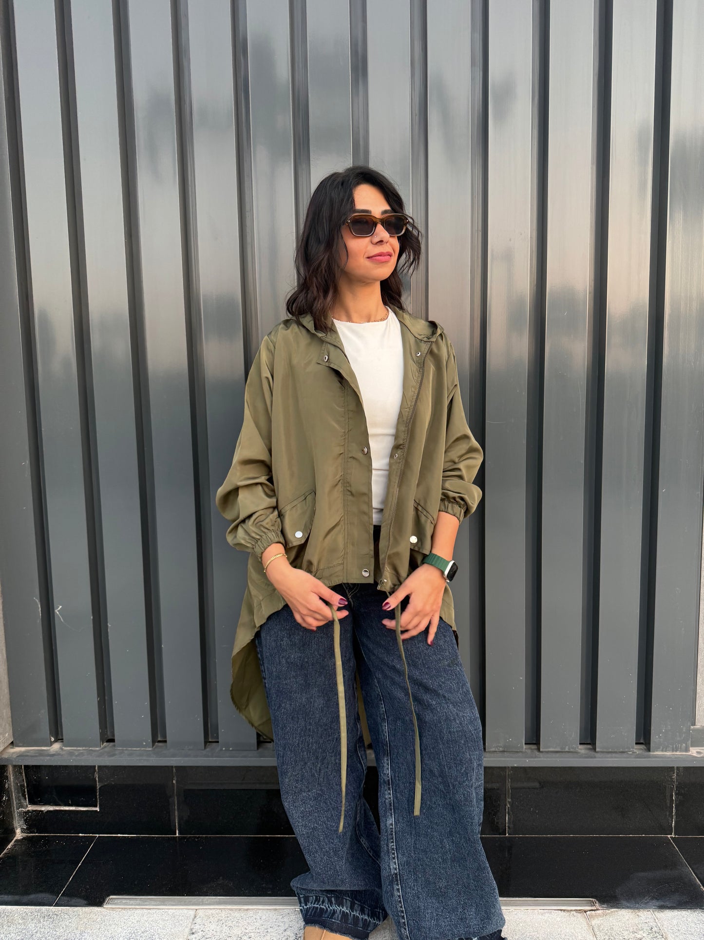 High law zipper jacket