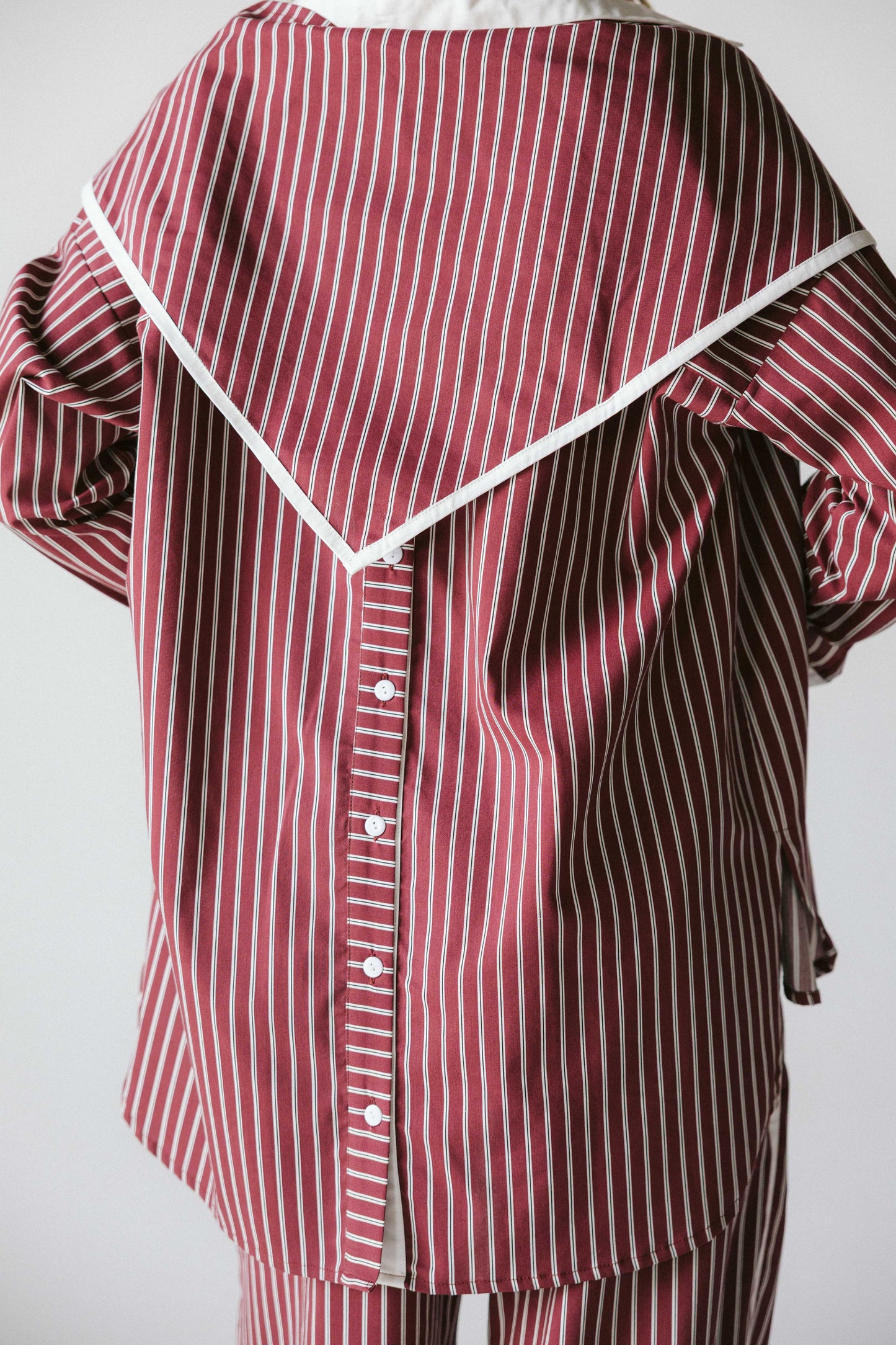 The Icon Stripe Set - Burgundy