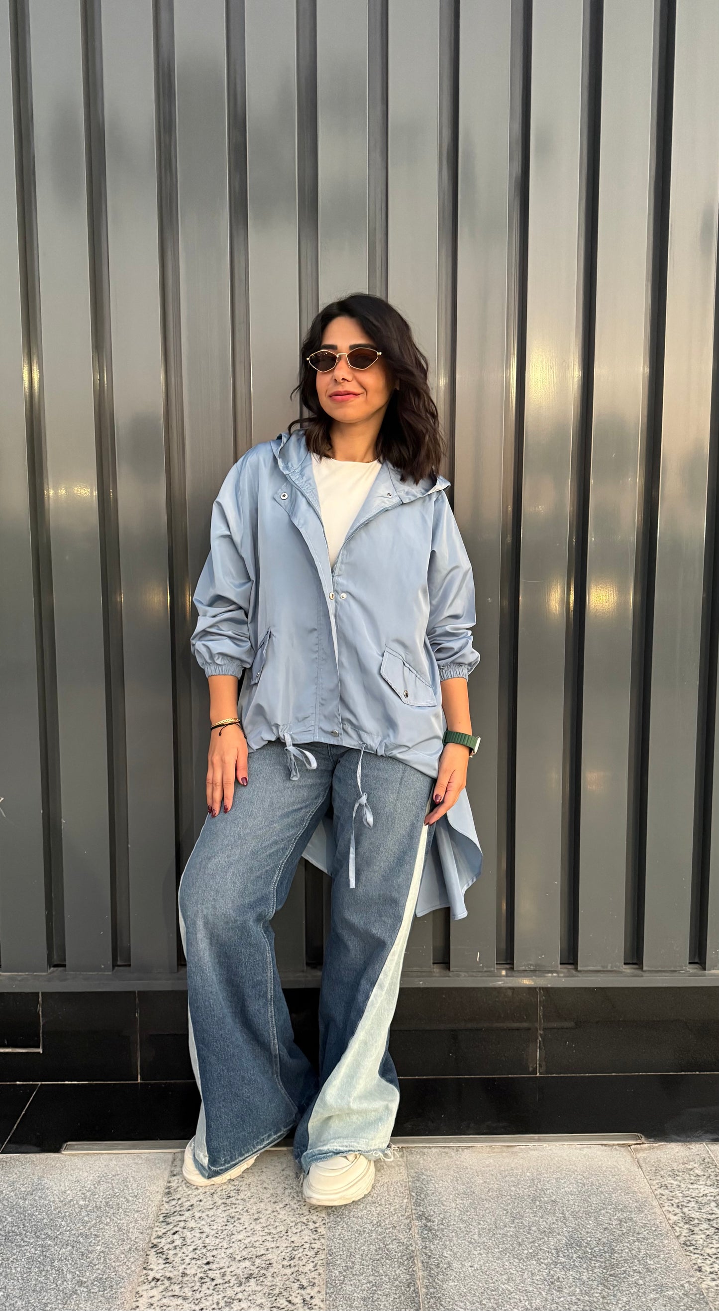 High law zipper jacket