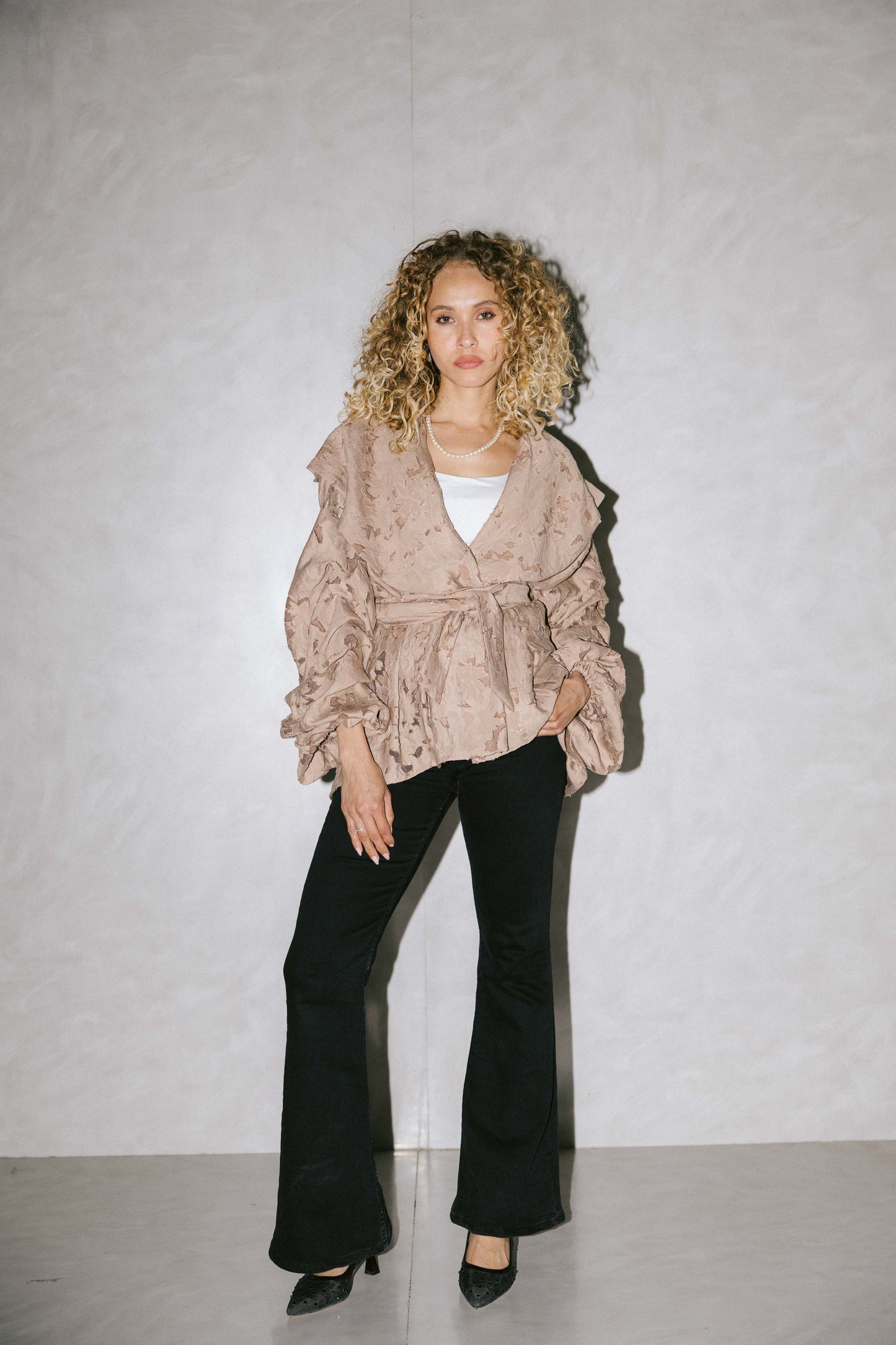 Petal flory blouse