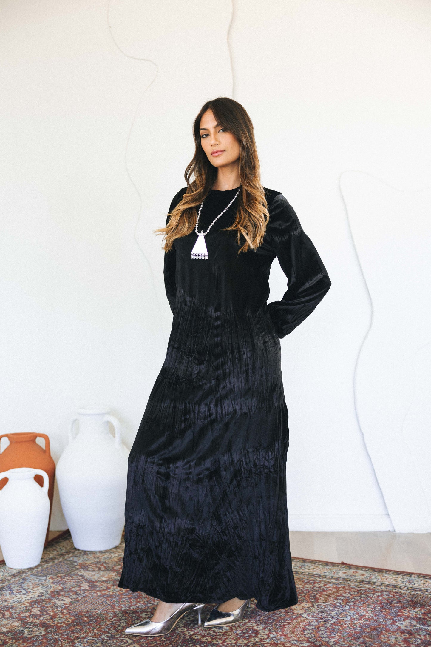 BASIC WRAPPED DRESS