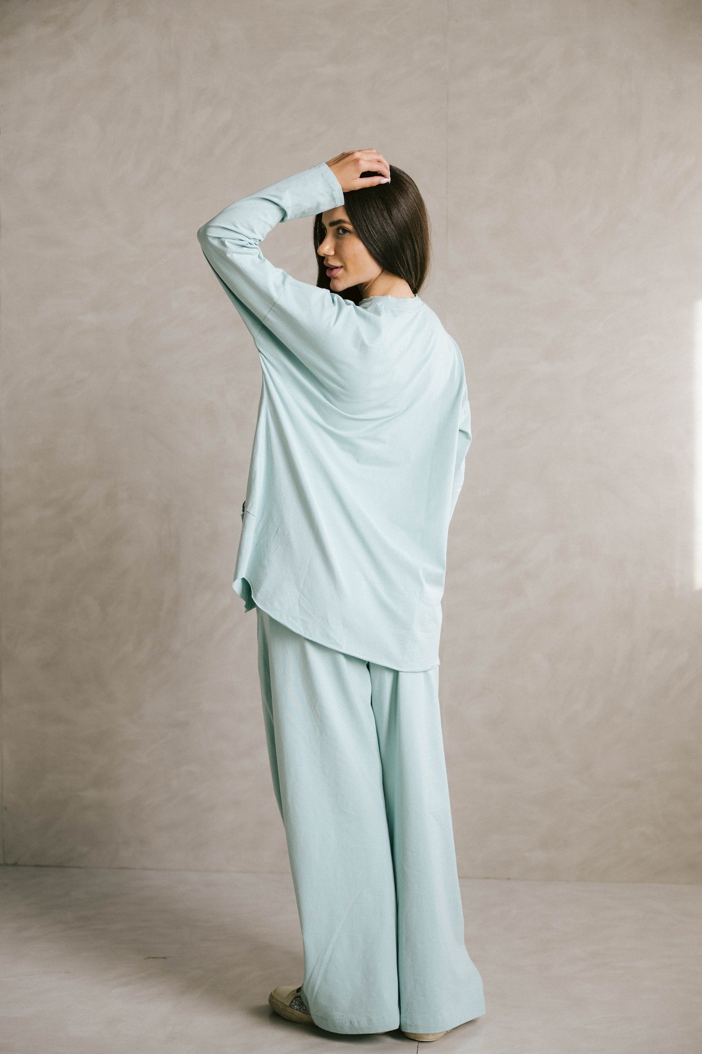Unfinished cotton set - mint