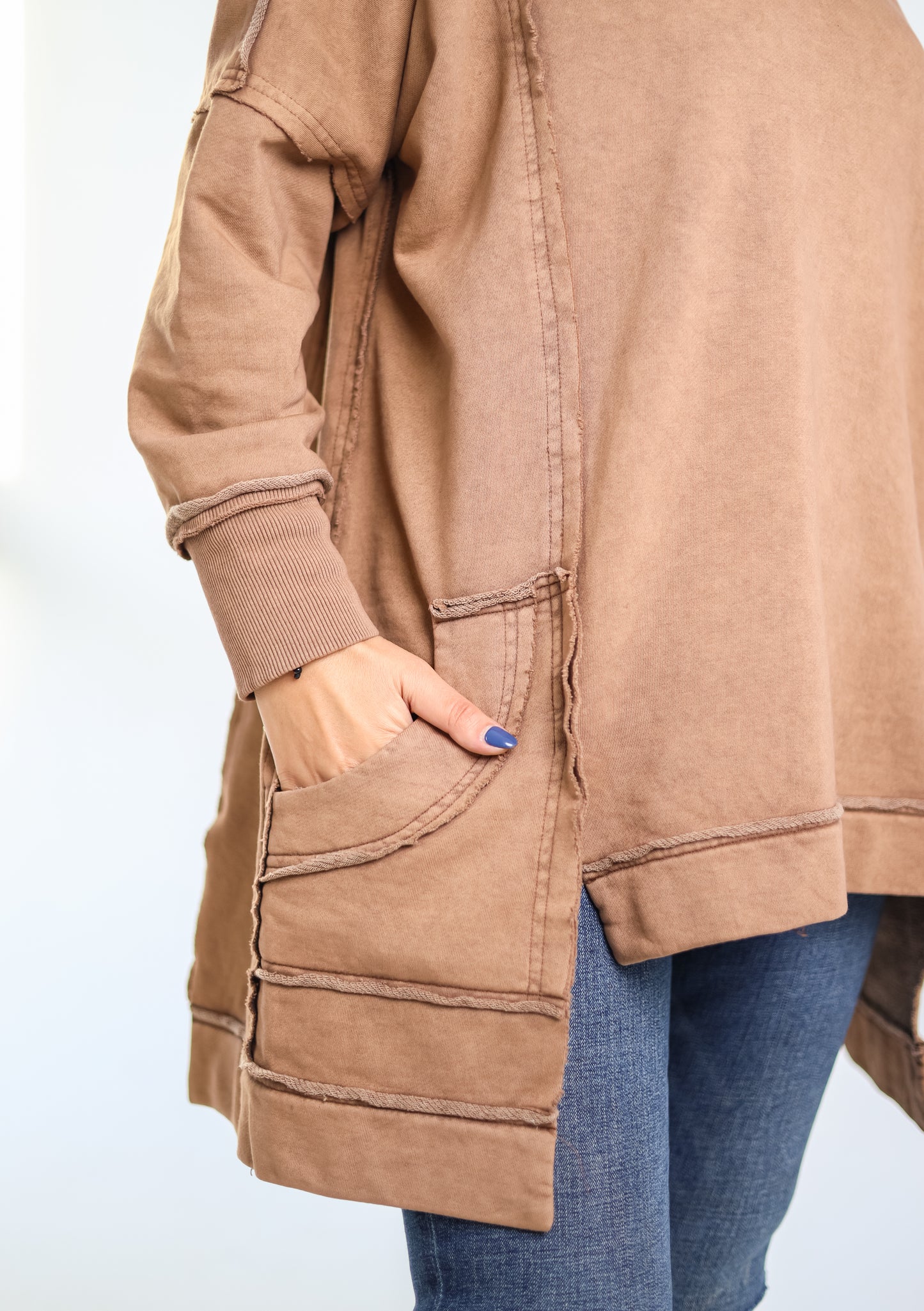 Washed sweatshirt - HAVAN