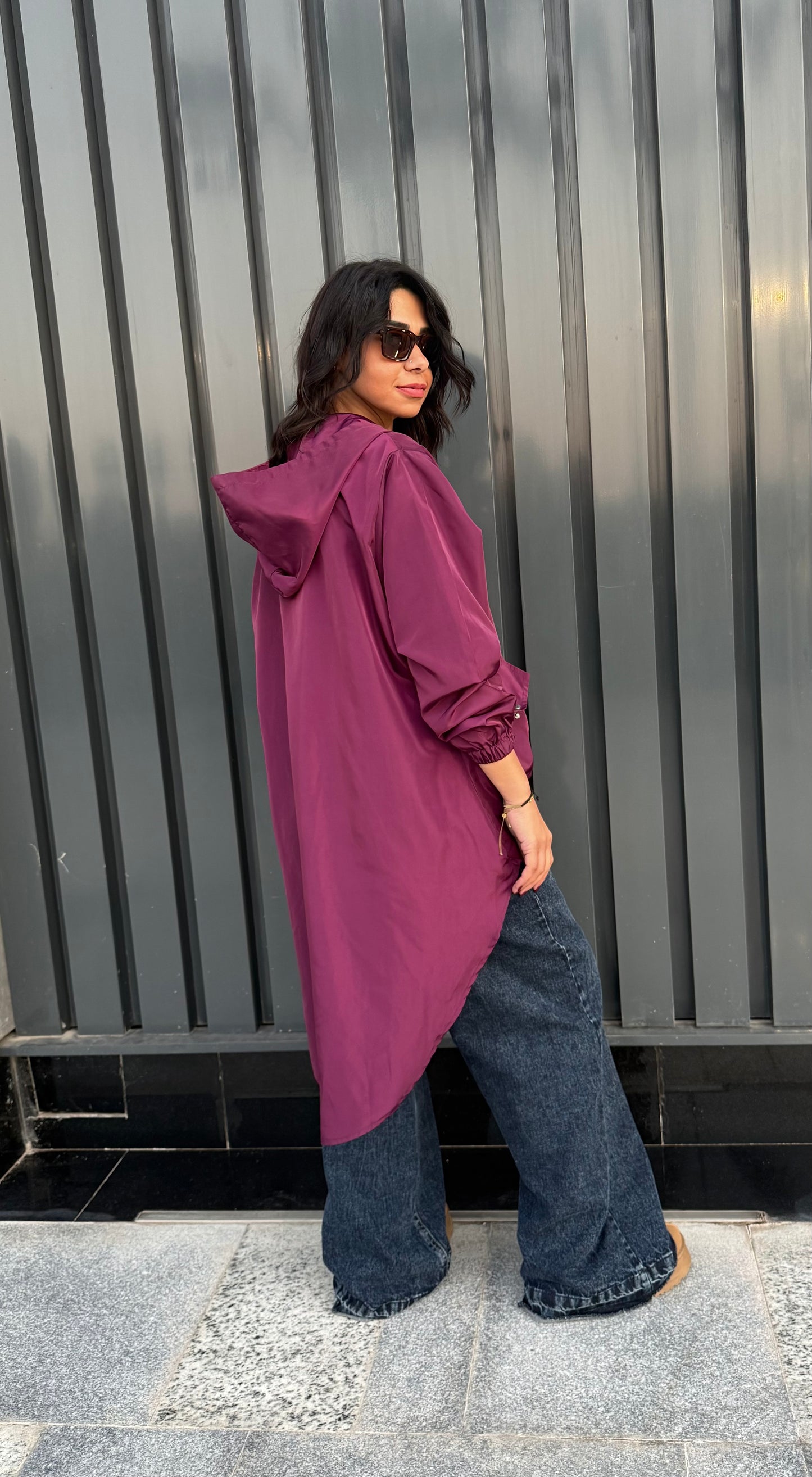 High law zipper jacket