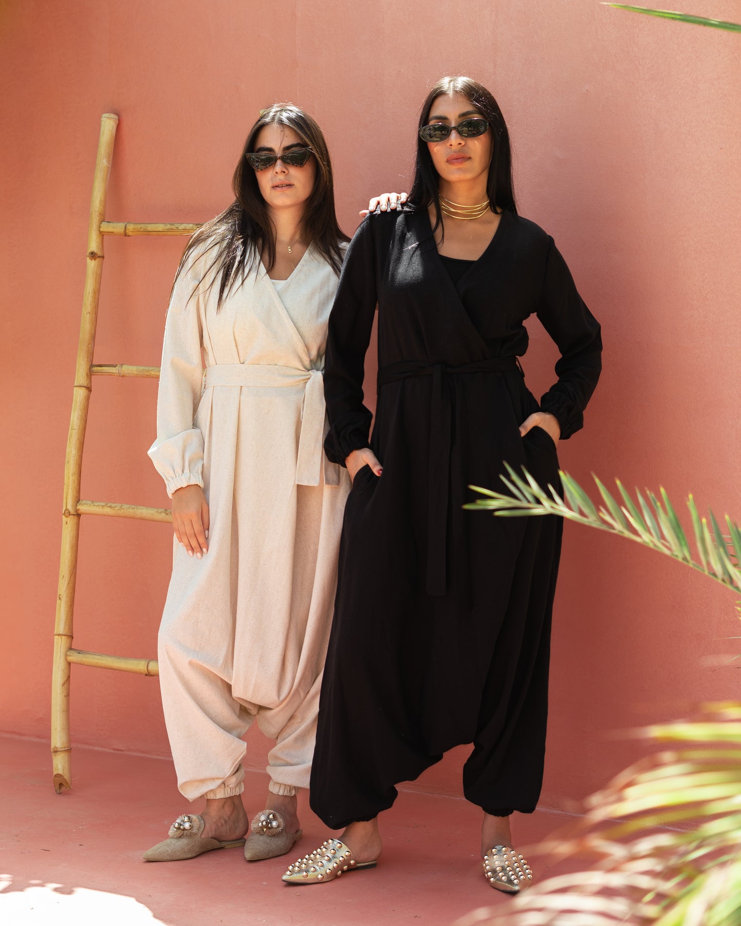 Harem linen jumpsuit