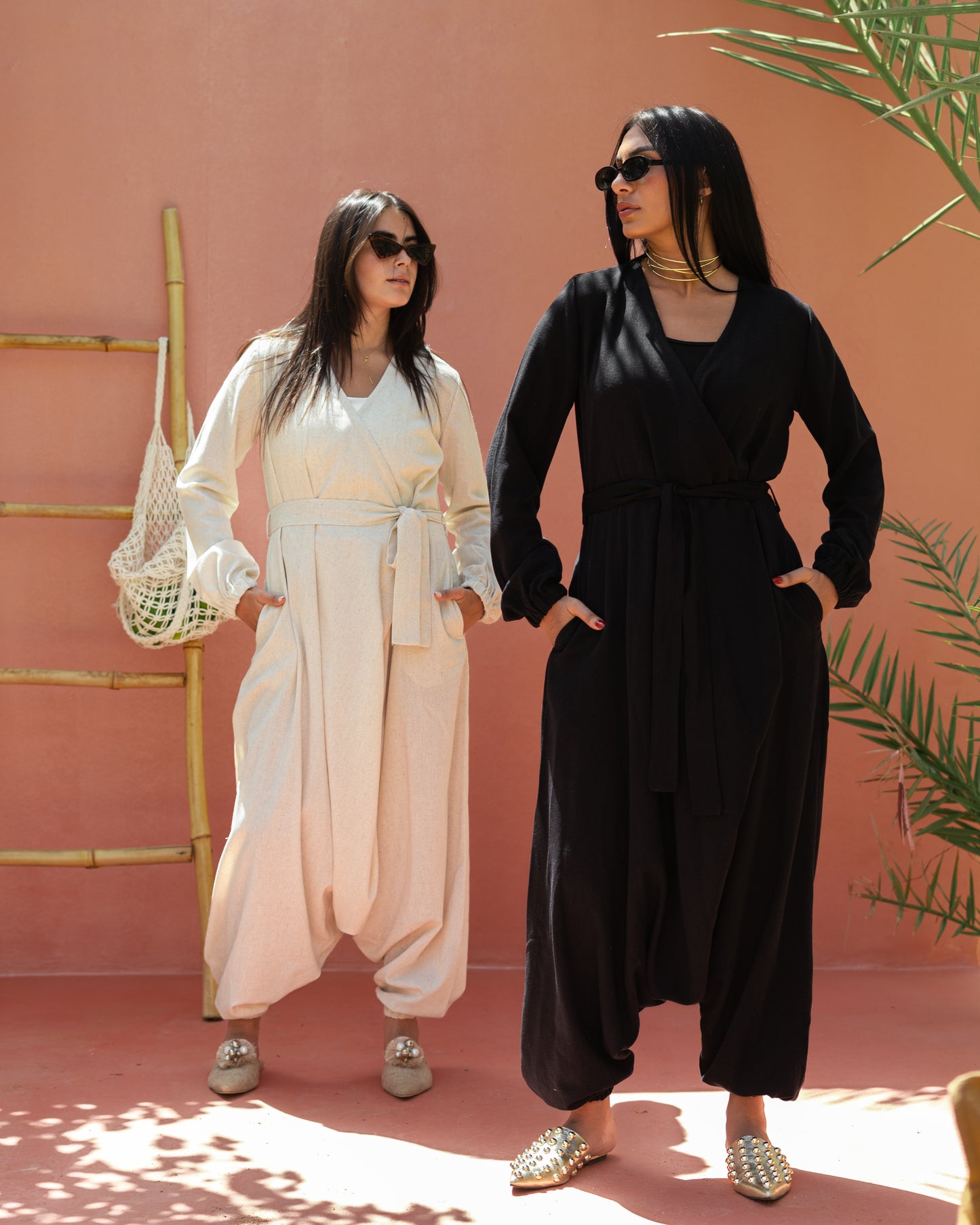 Harem linen jumpsuit