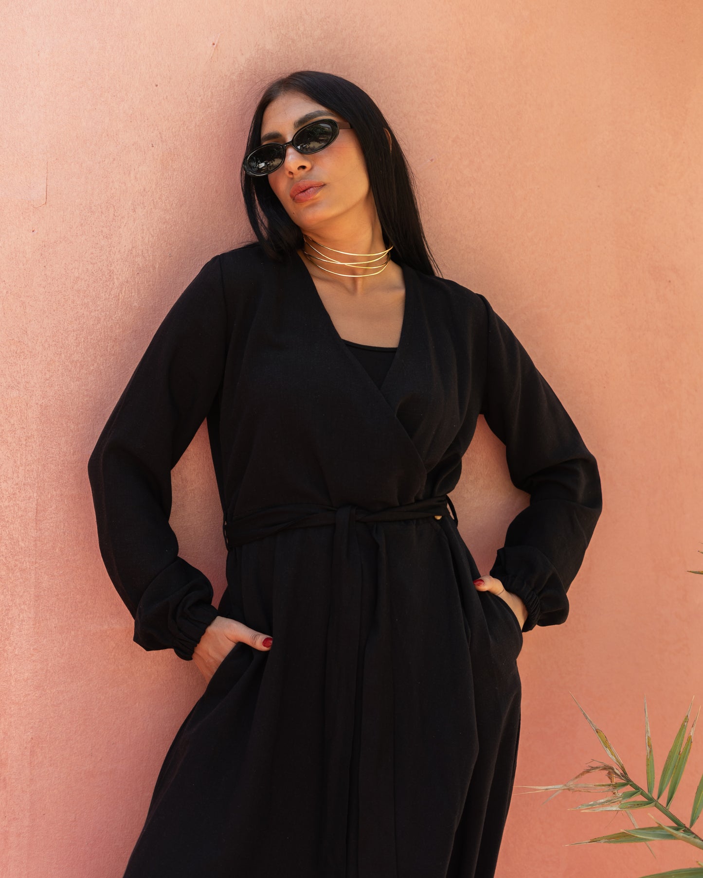 Harem linen jumpsuit