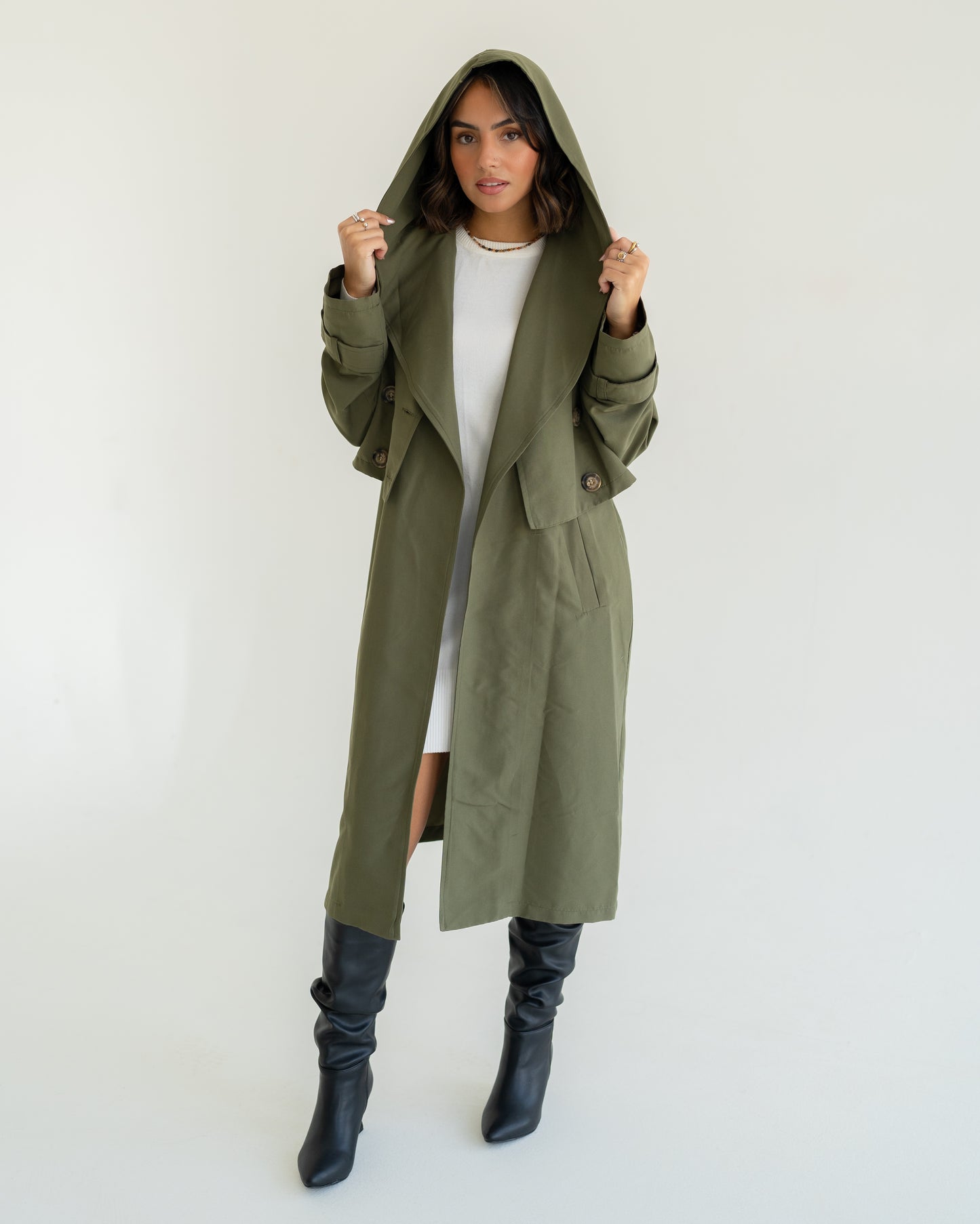 Two pieces trench coat