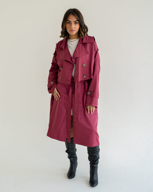 Two pieces trench coat