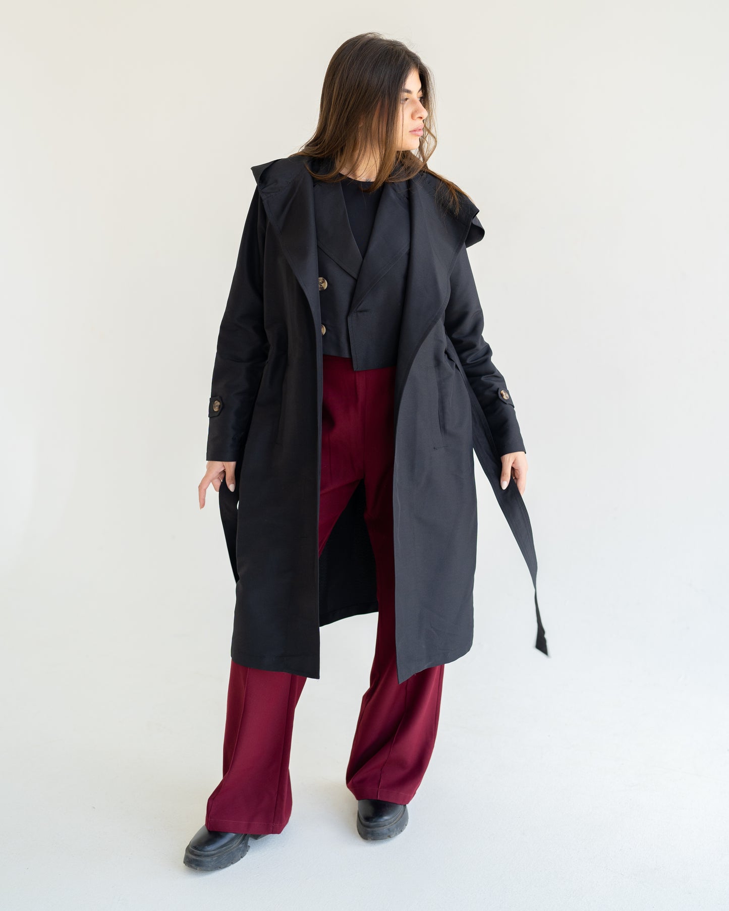 Two pieces trench coat