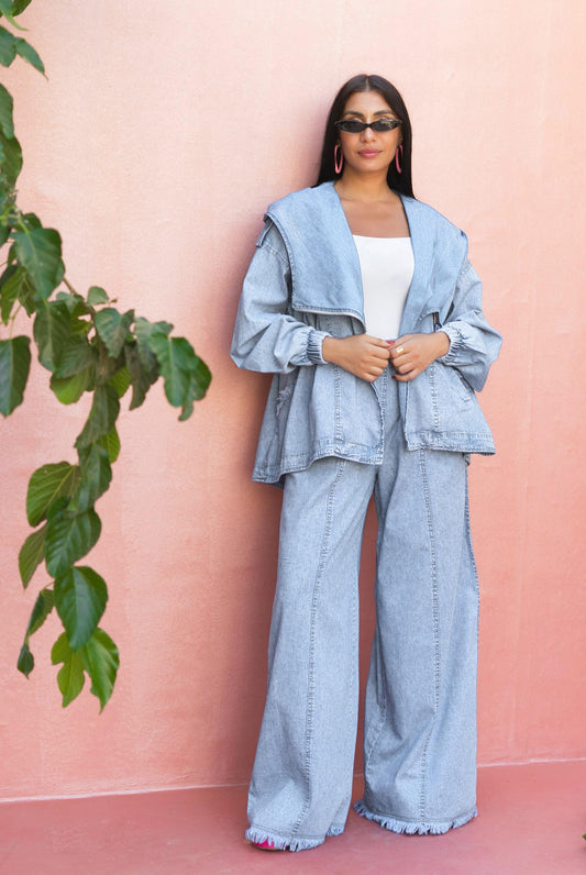 Denim comfy set ( pre order )
