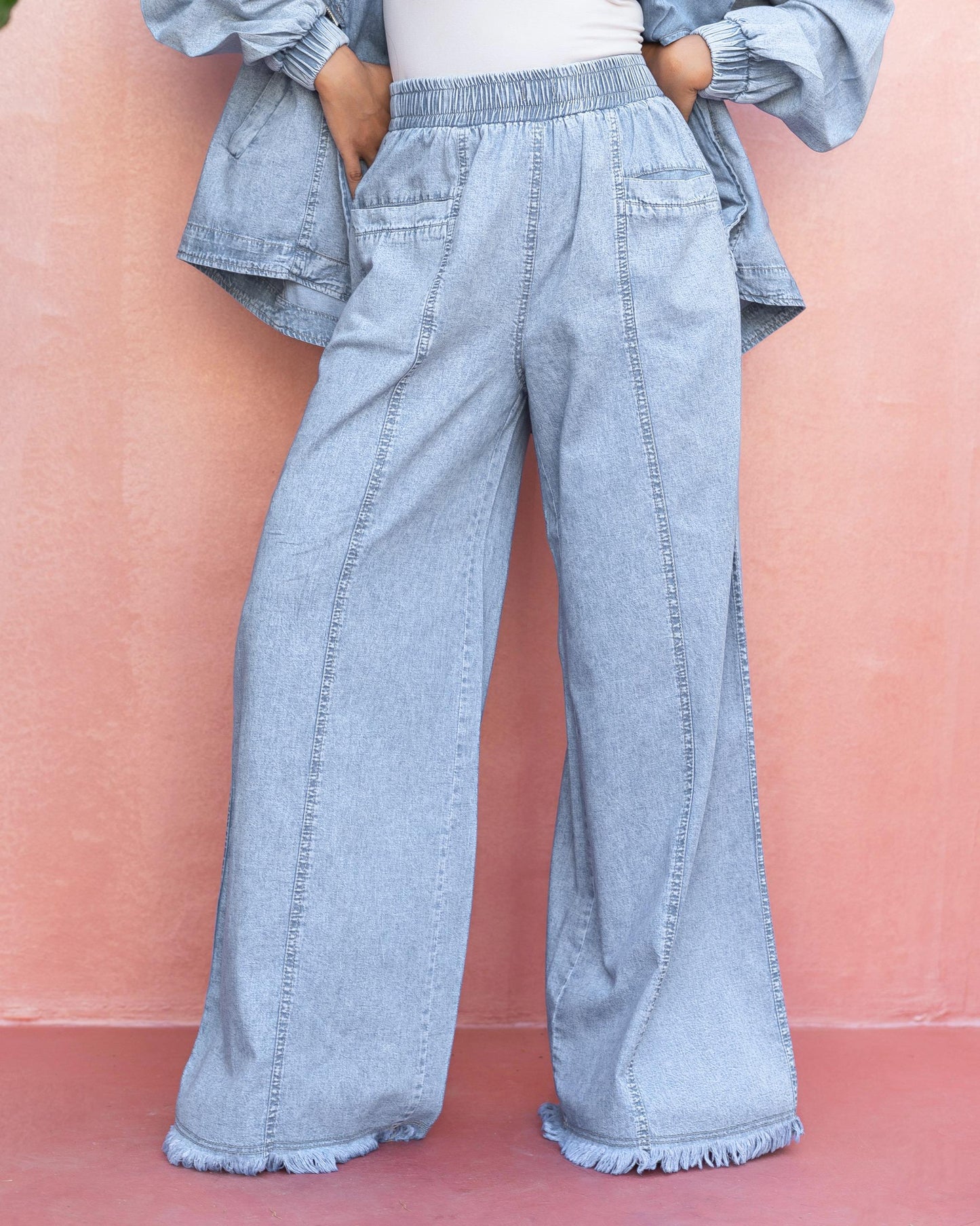 Denim comfy set