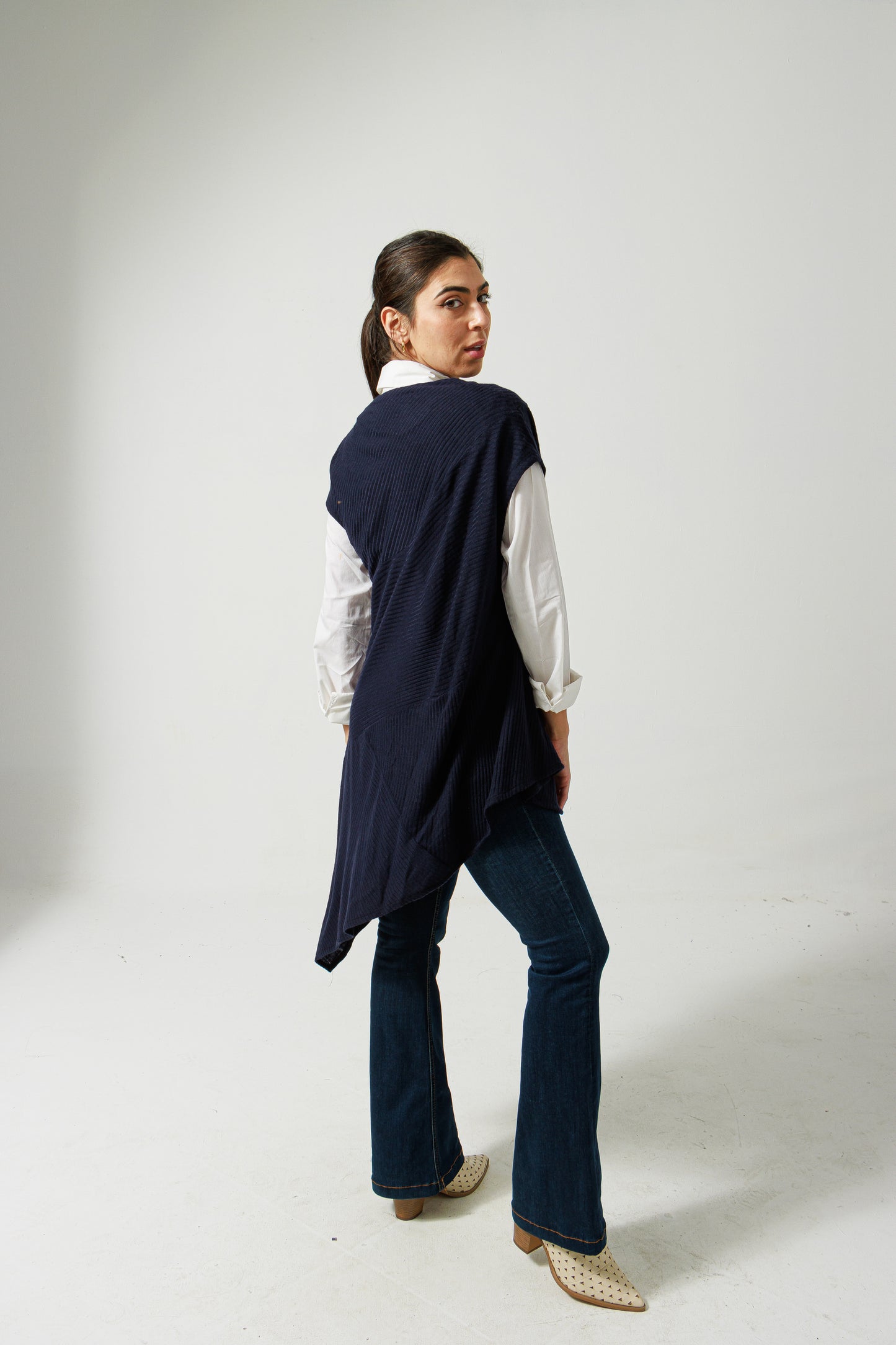 Short sleeve Asymmetric top