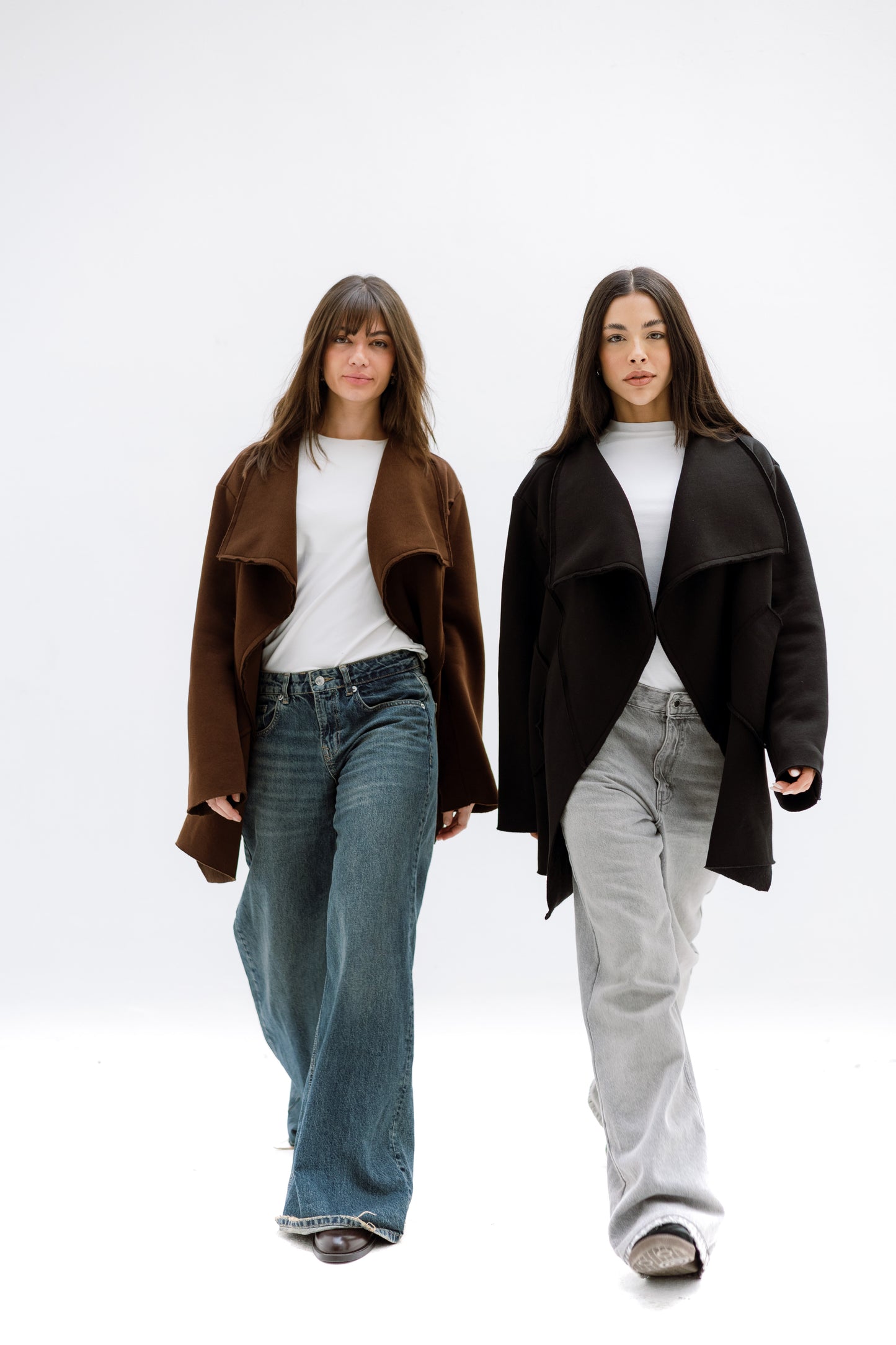 Unfinished Milton cardigan - BLACK