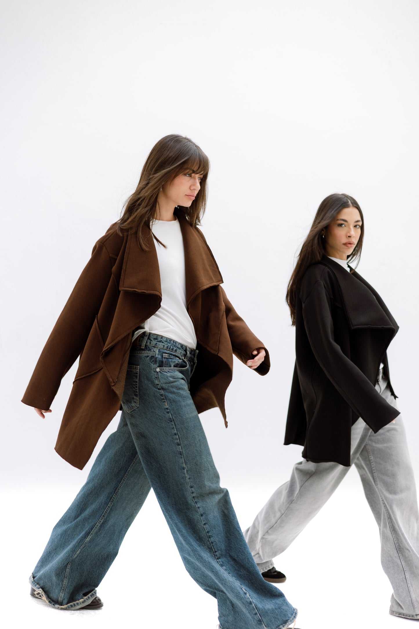 Unfinished Milton cardigan - BLACK