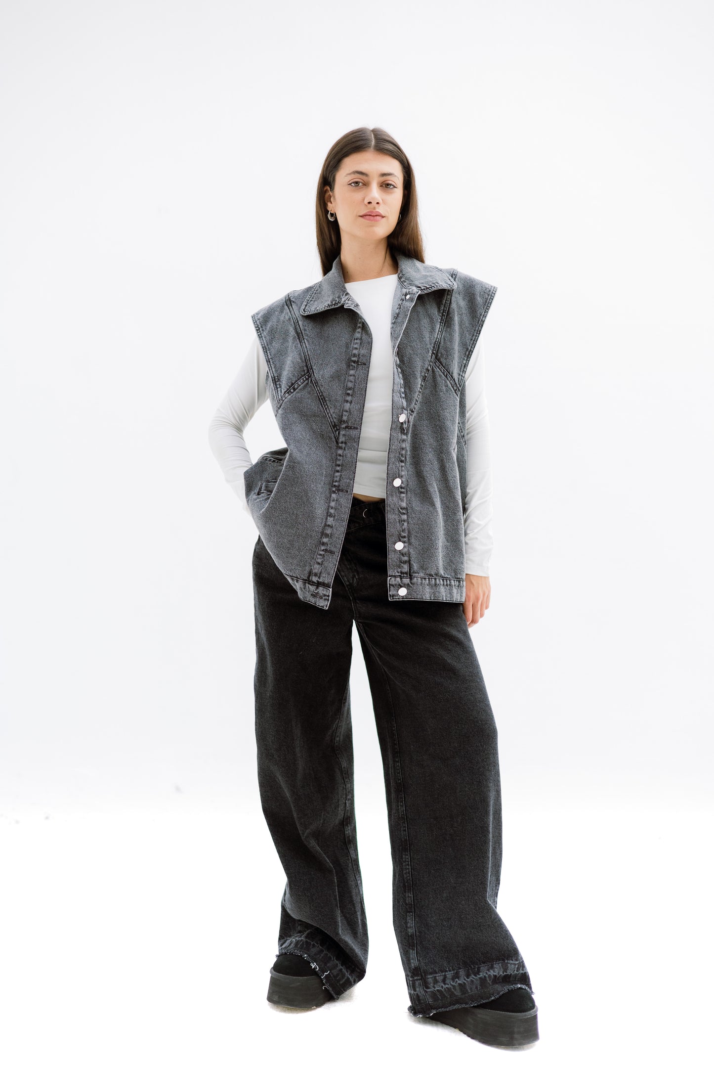 Denim vest