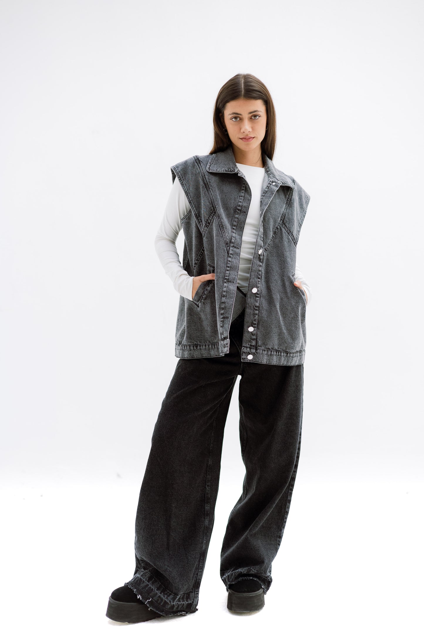 Denim vest